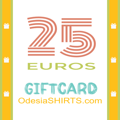 OdesiaSHIRTS.com 25€ PRESENTKORT