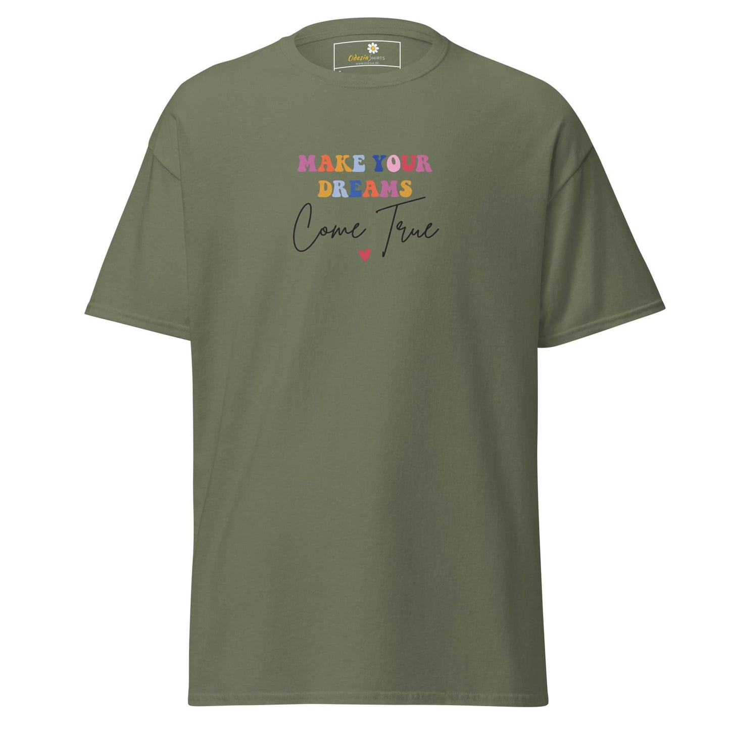 Art T-shirt Design Tee • Man / Woman • [s-xl] - Military Green / s