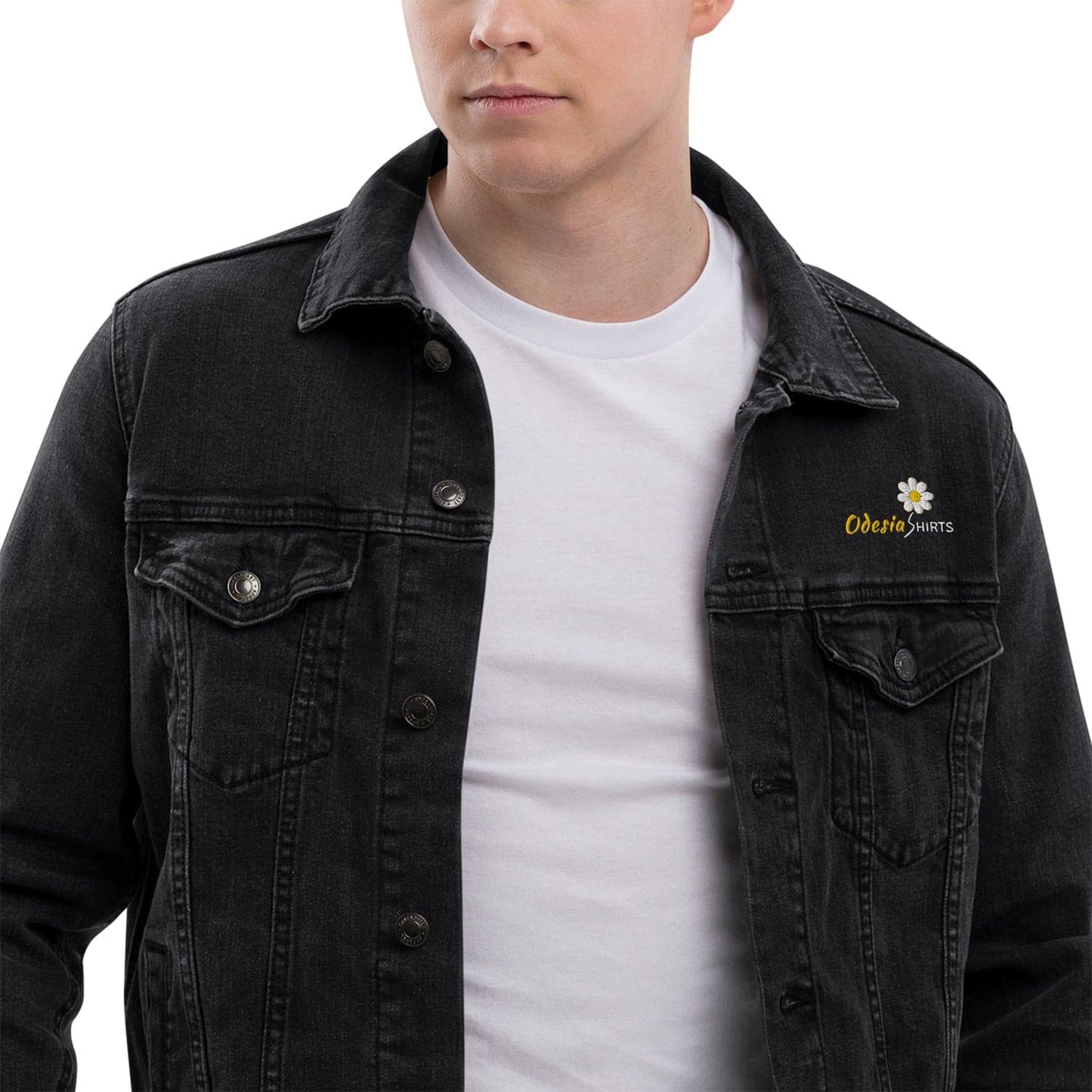 Odesia’s Unisex denim jacket