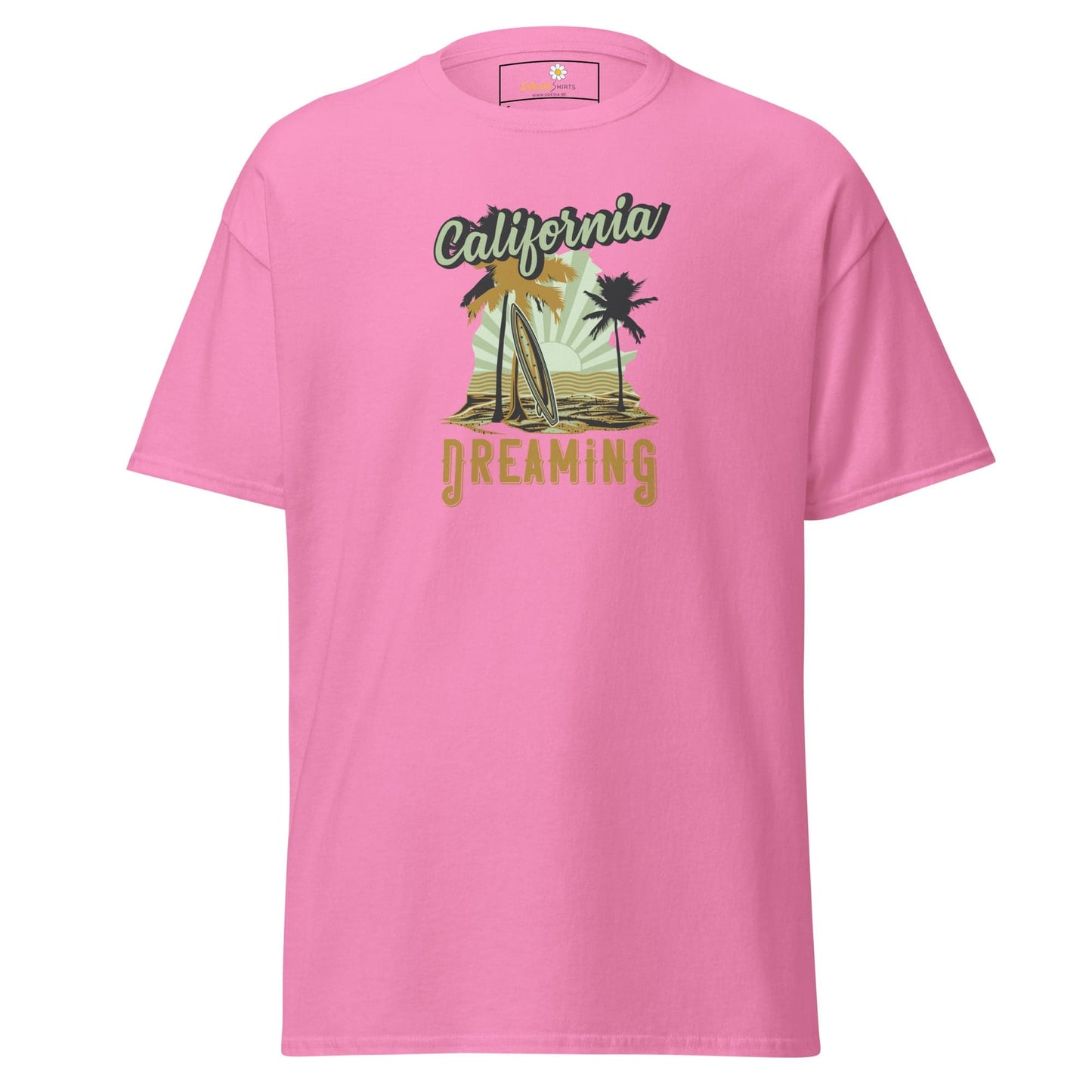 Unisex classic t-shirt - SUMMER CALIFORNIA DREAM - REGULAR - Azalea / S