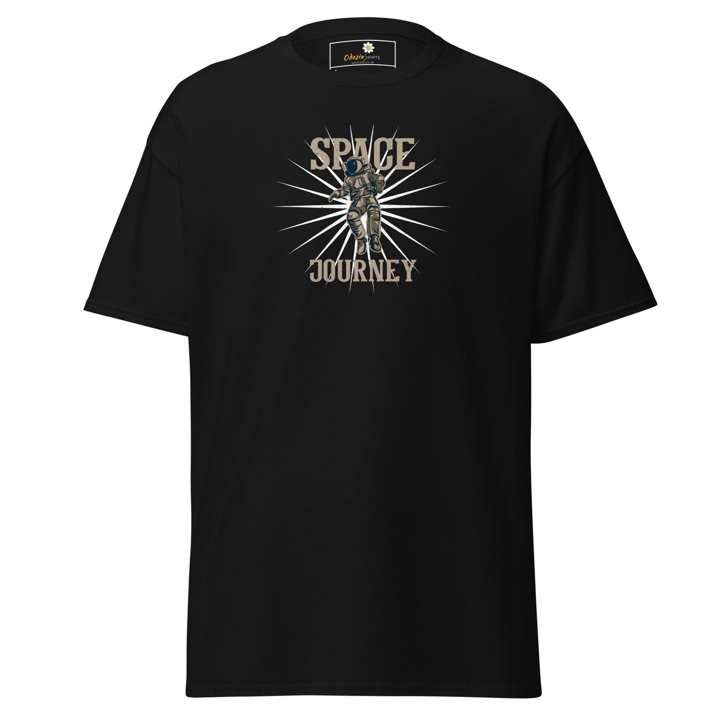 Unisex classic tee - ASTRONAUT SPACE JOURNEY - REGULAR - Black / S