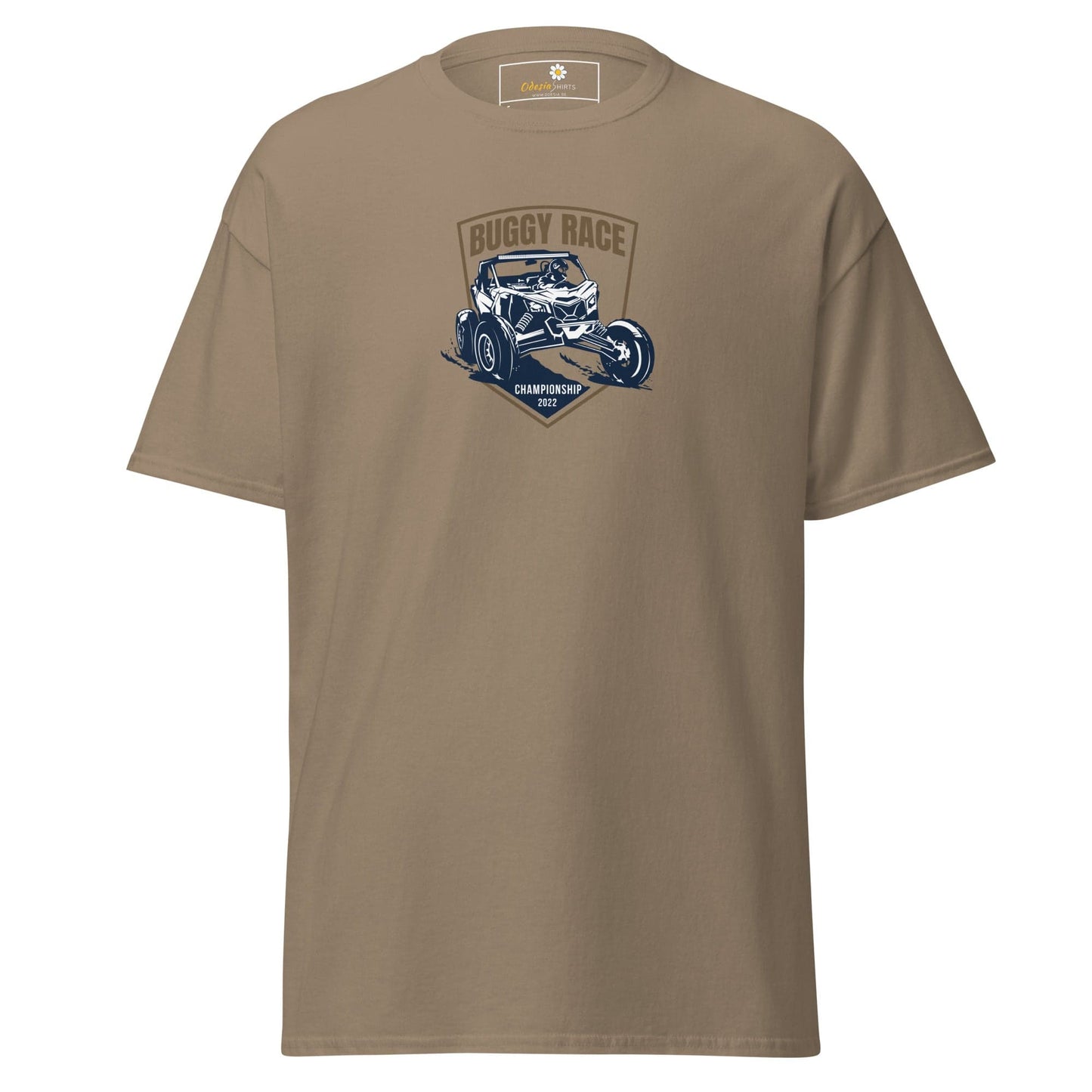 Unisex classic t-shirt - MOTOR BUGGY RACE - REGULAR - Brown Savana / S