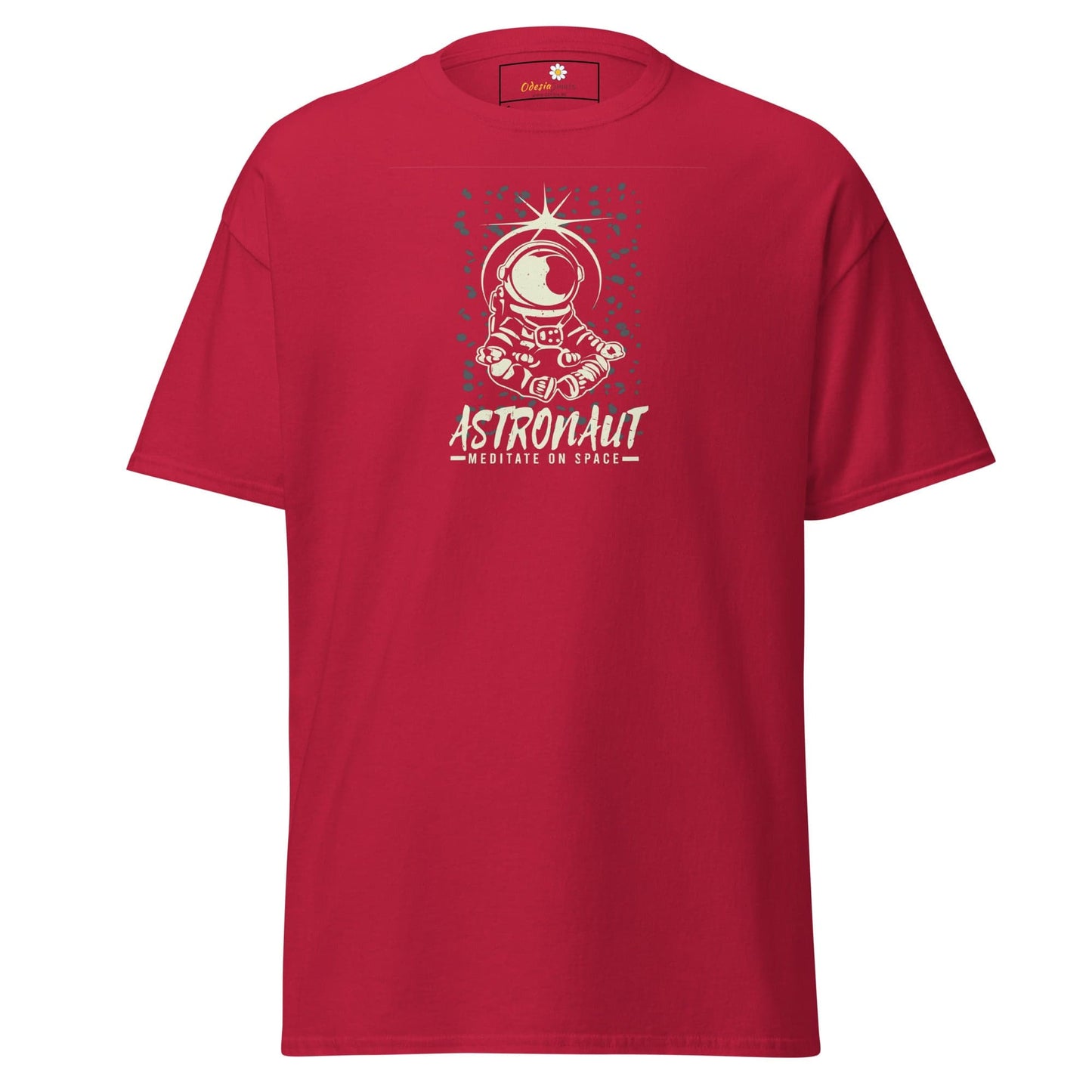 Unisex classic t-shirt - ASTRONAUT MEDITATION SPACE - REGULAR - Cardinal / S