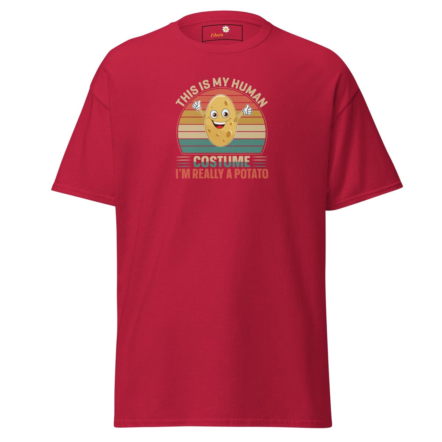 Unisex classic t-shirt - FUN POTATO HUMAN COSTUME - REGULAR - Cardinal / S