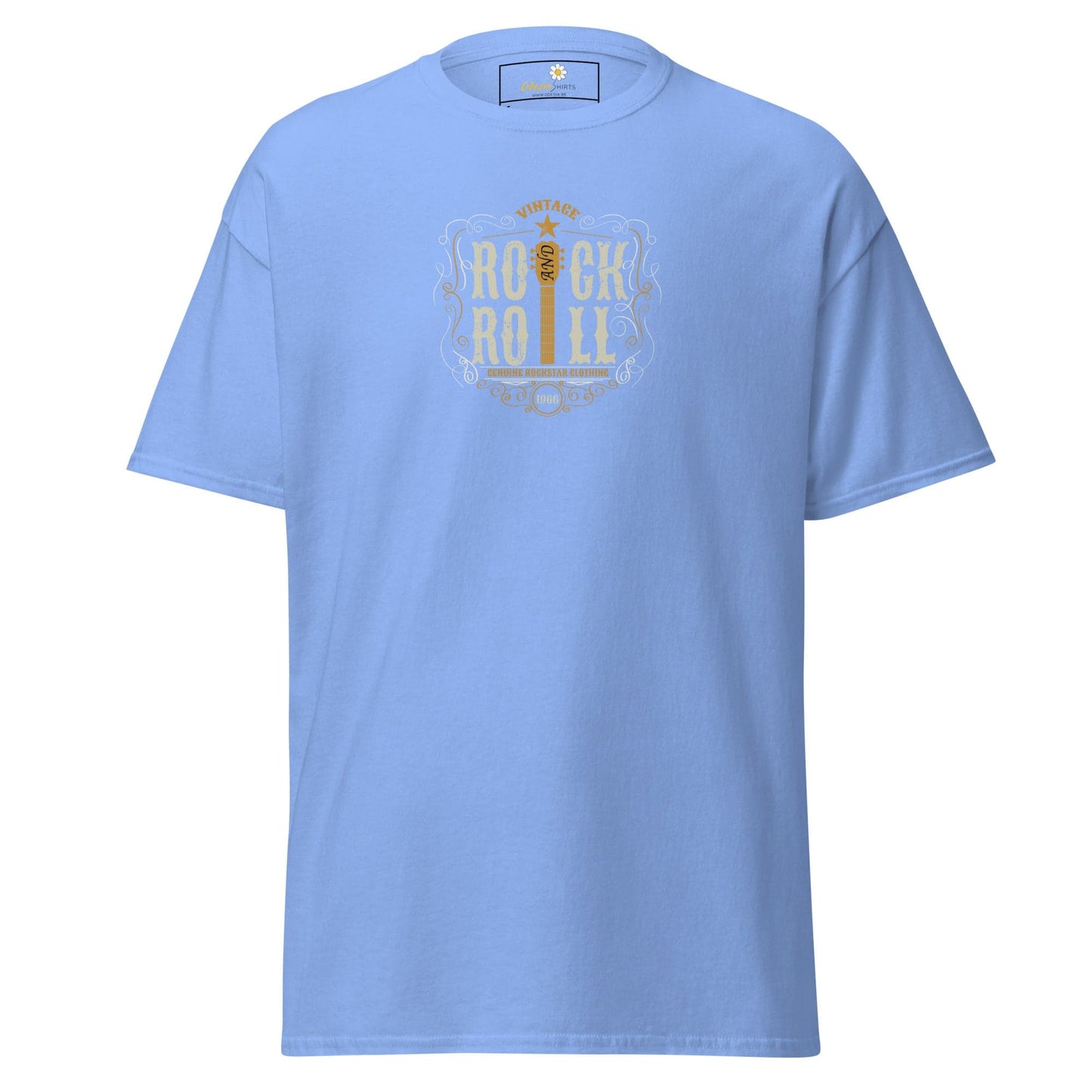 Unisex classic tee - MUSIC ROCK N ROLL - REGULAR - Carolina Blue / S