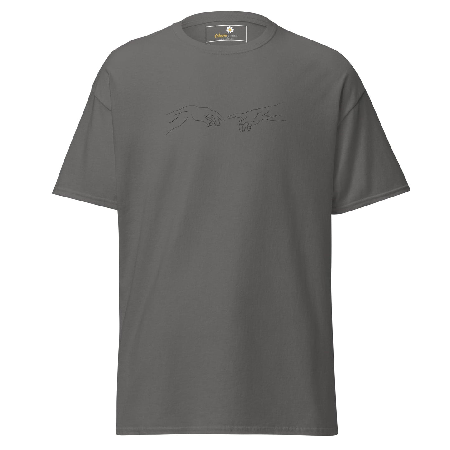 Unisex classic tee - SPIRITUAL TOUCH OF GOD - REGULAR - Charcoal / S