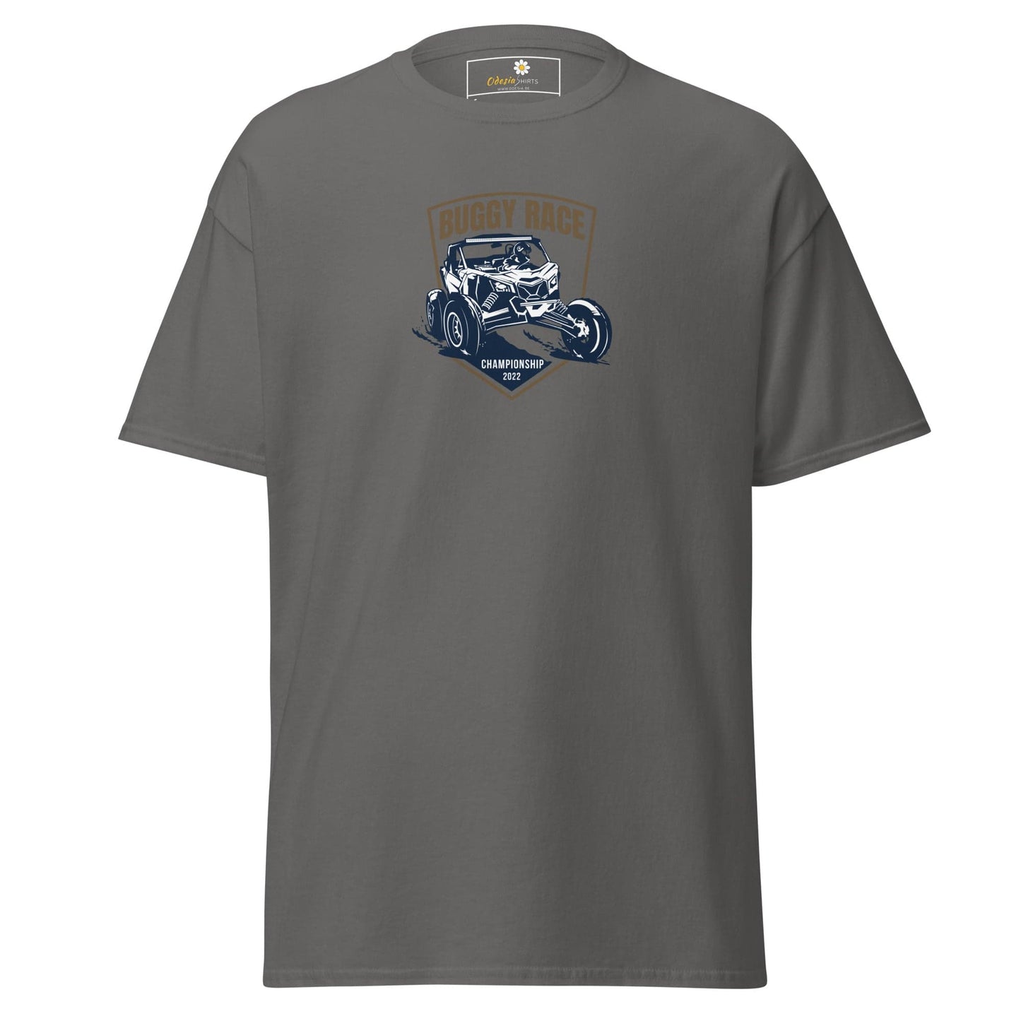 Unisex classic t-shirt - MOTOR BUGGY RACE - REGULAR - Charcoal / S