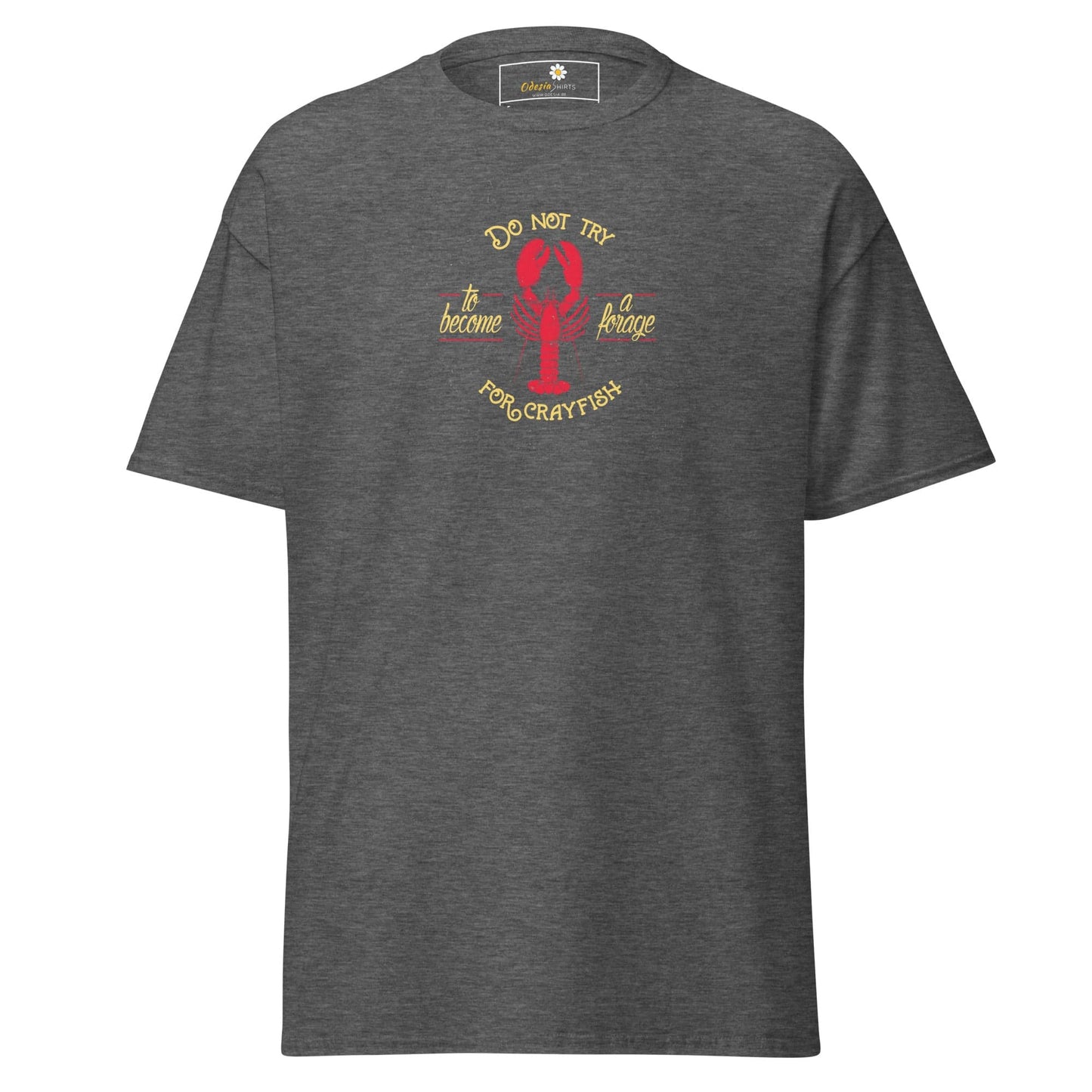 Unisex classic tee - WILD LIFE CRAYFISH - REGULAR - Dark Heather / S