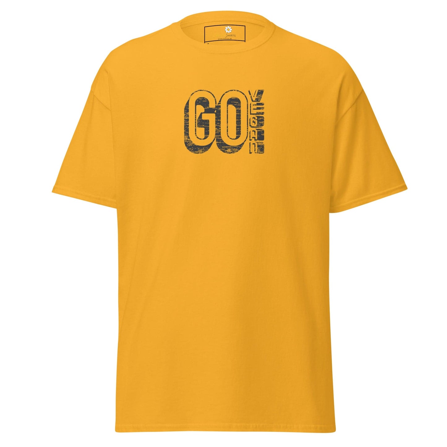 Unisex classic tee - GREEN GO VEGAN - REGULAR - Gold / S