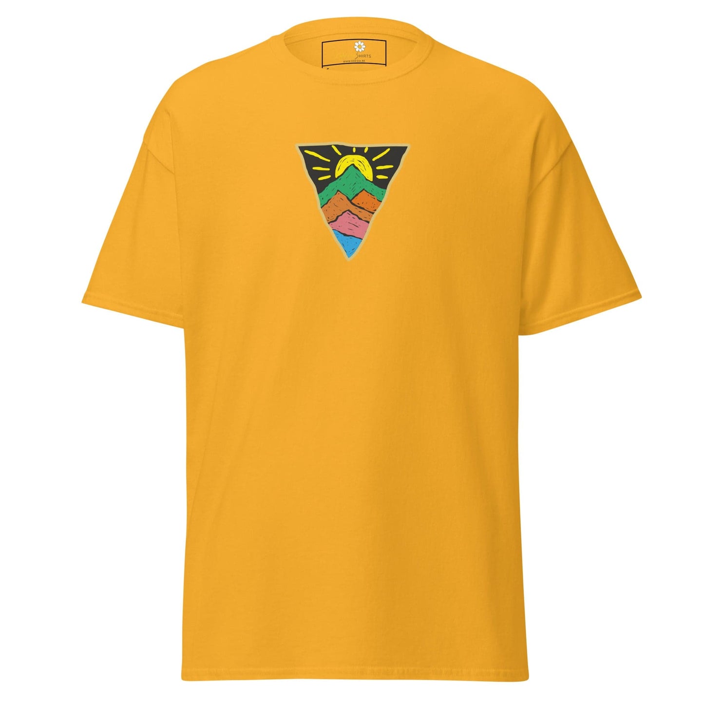 Unisex classic tee - MISC SUN TRIANGLE - REGULAR - Gold / S
