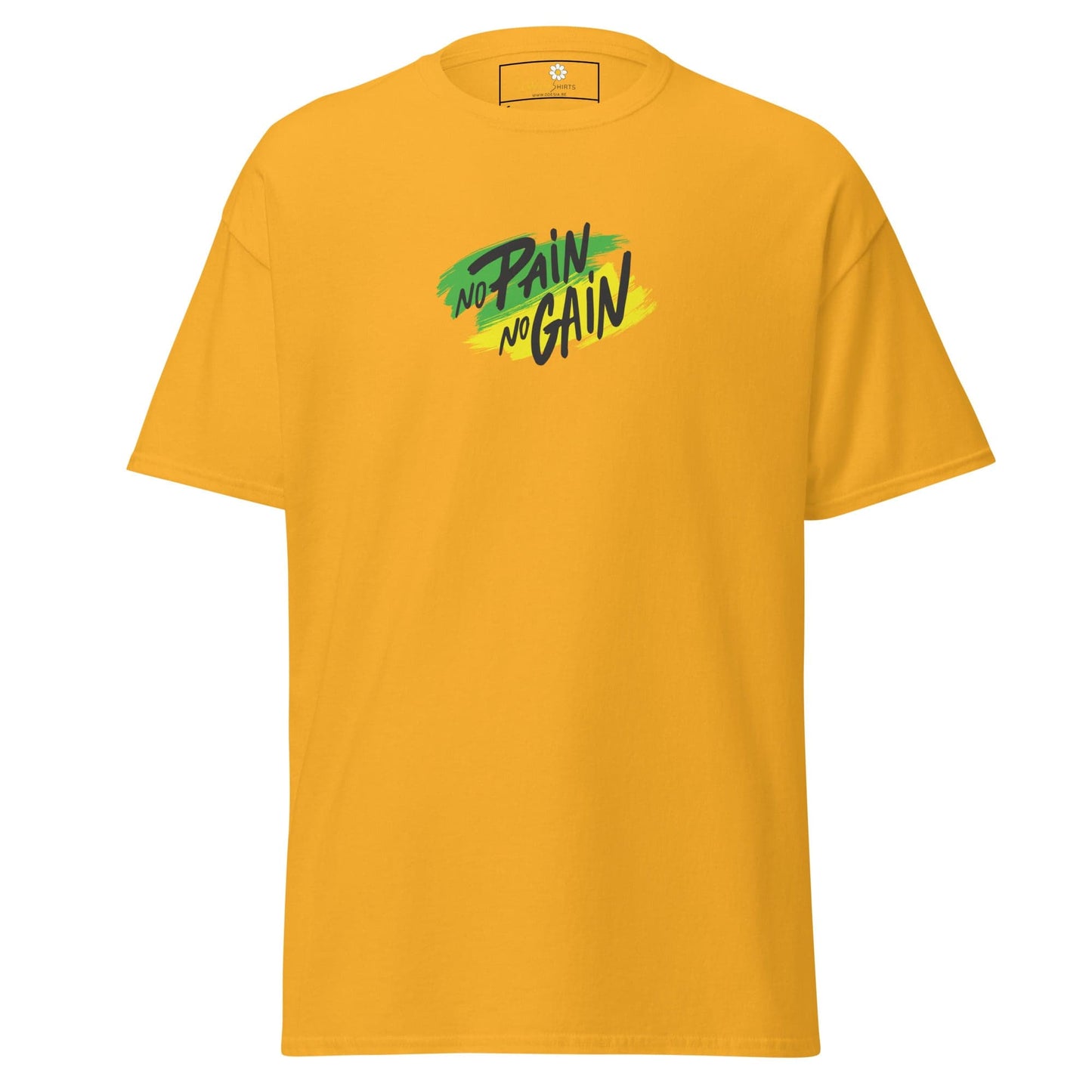 Unisex classic tee - SPORT NO PAIN NO GAIN - REGULAR - Gold / S