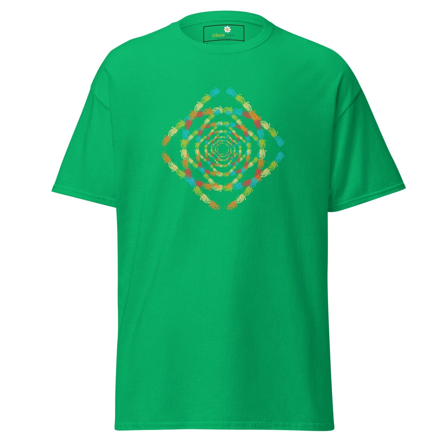 Unisex classic tee - ABSTRACT MISC SQUARE TUNNEL - REGULAR - Irish Green / S
