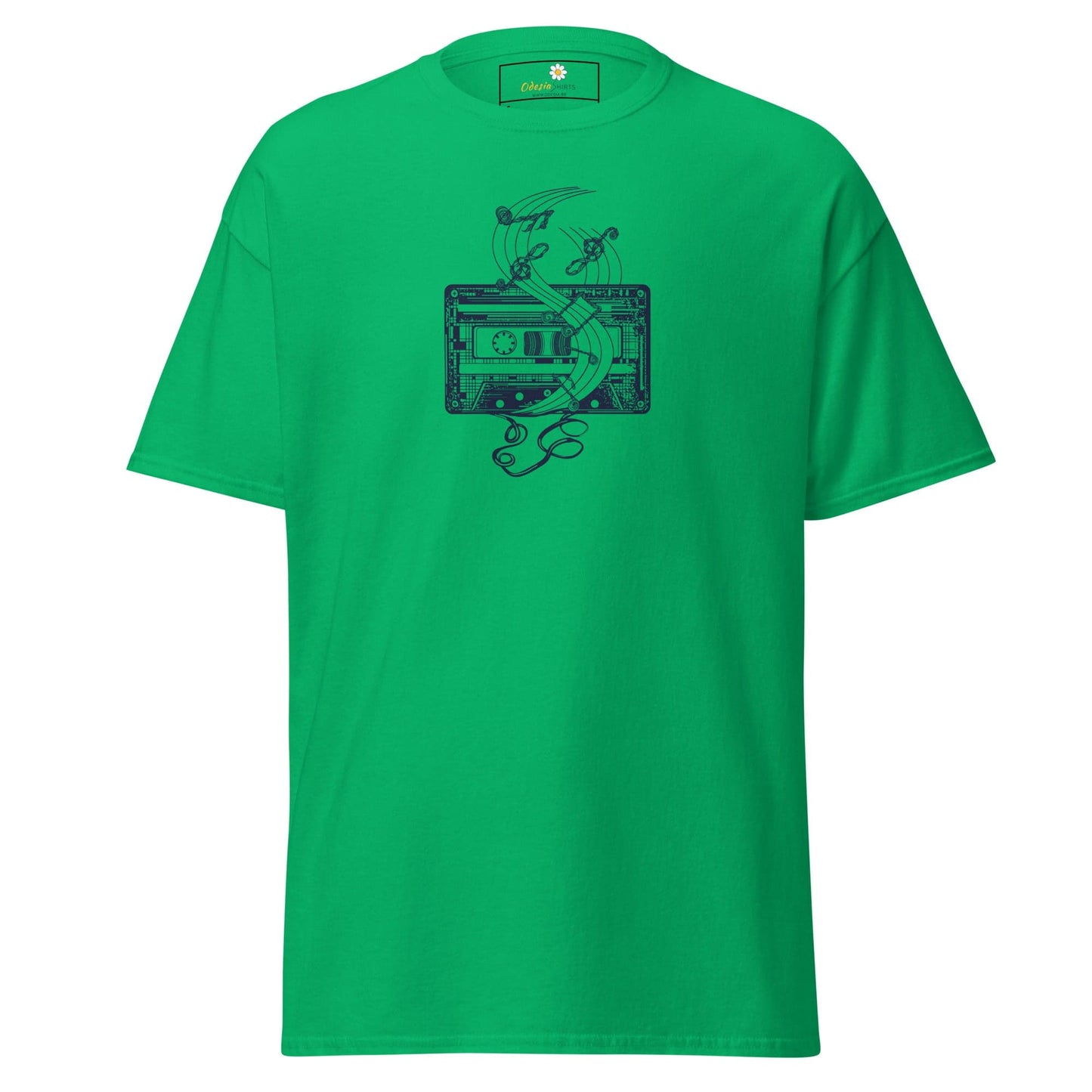Unisex classic t-shirt - MUSIC TAPE - REGULAR - Irish Green / S