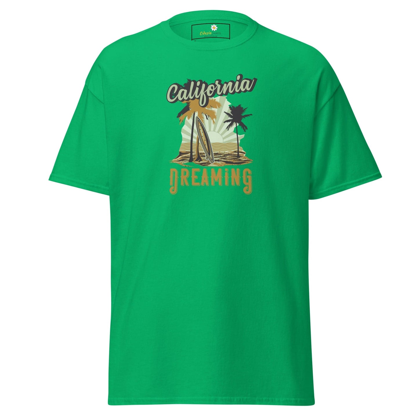 Unisex classic t-shirt - SUMMER CALIFORNIA DREAM - REGULAR - Irish Green / S