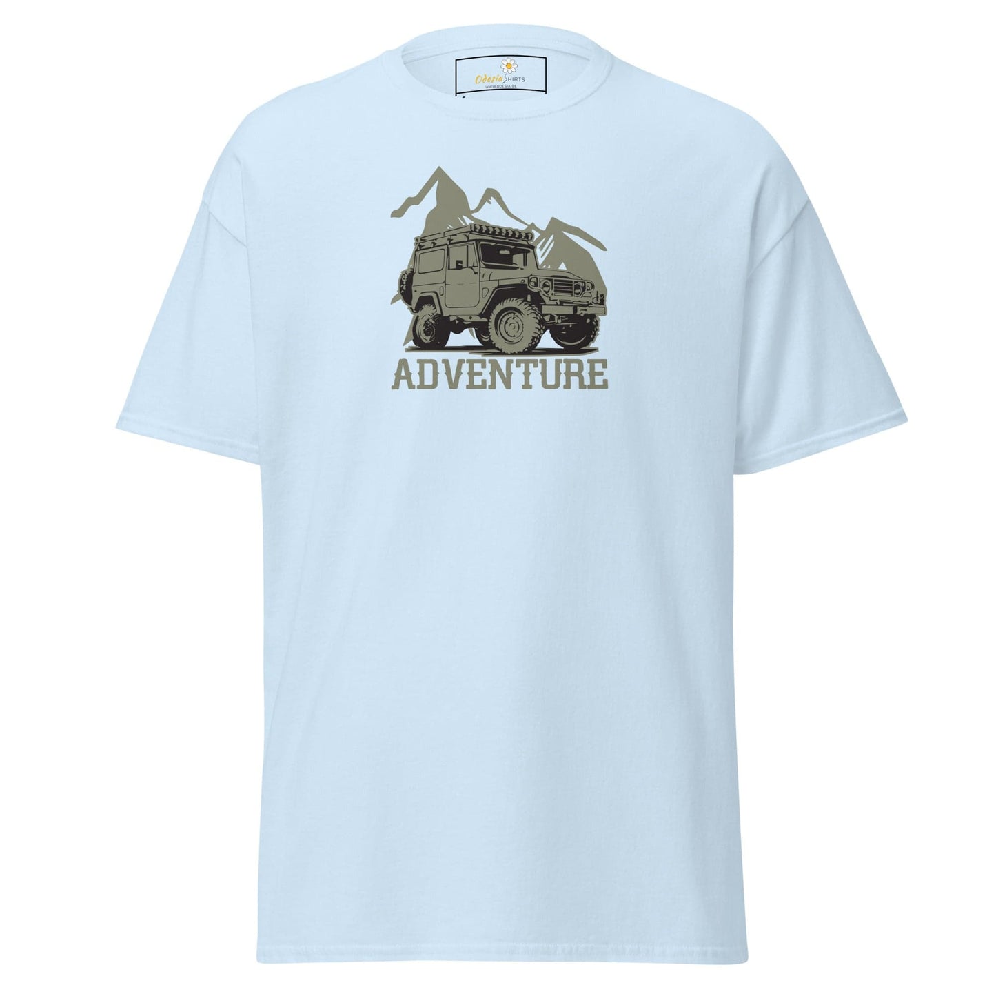 Unisex classic t-shirt - MOTOR ADVENTURE 4X4 - REGULAR - Light Blue / S