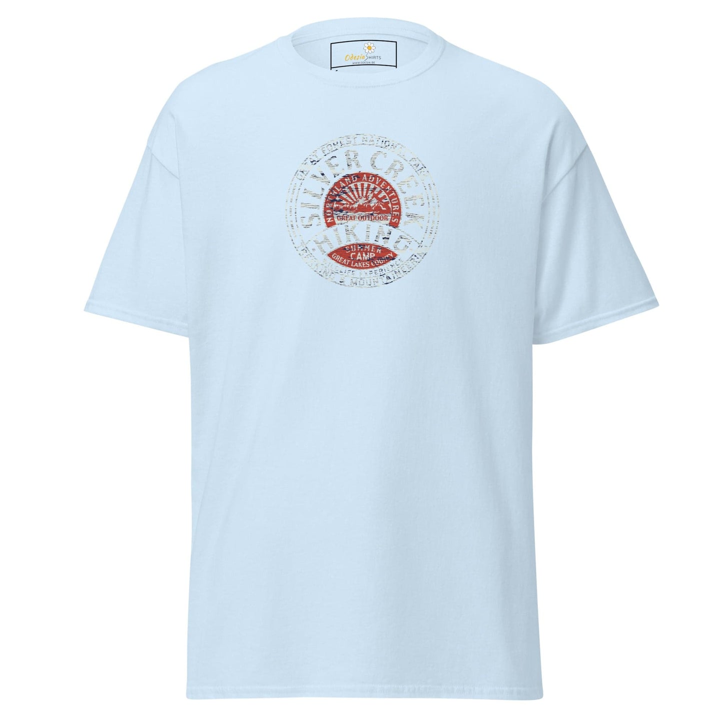 Unisex classic tee - ADVENTURE SILVER CREEK HIKING - REGULAR - Light Blue / S