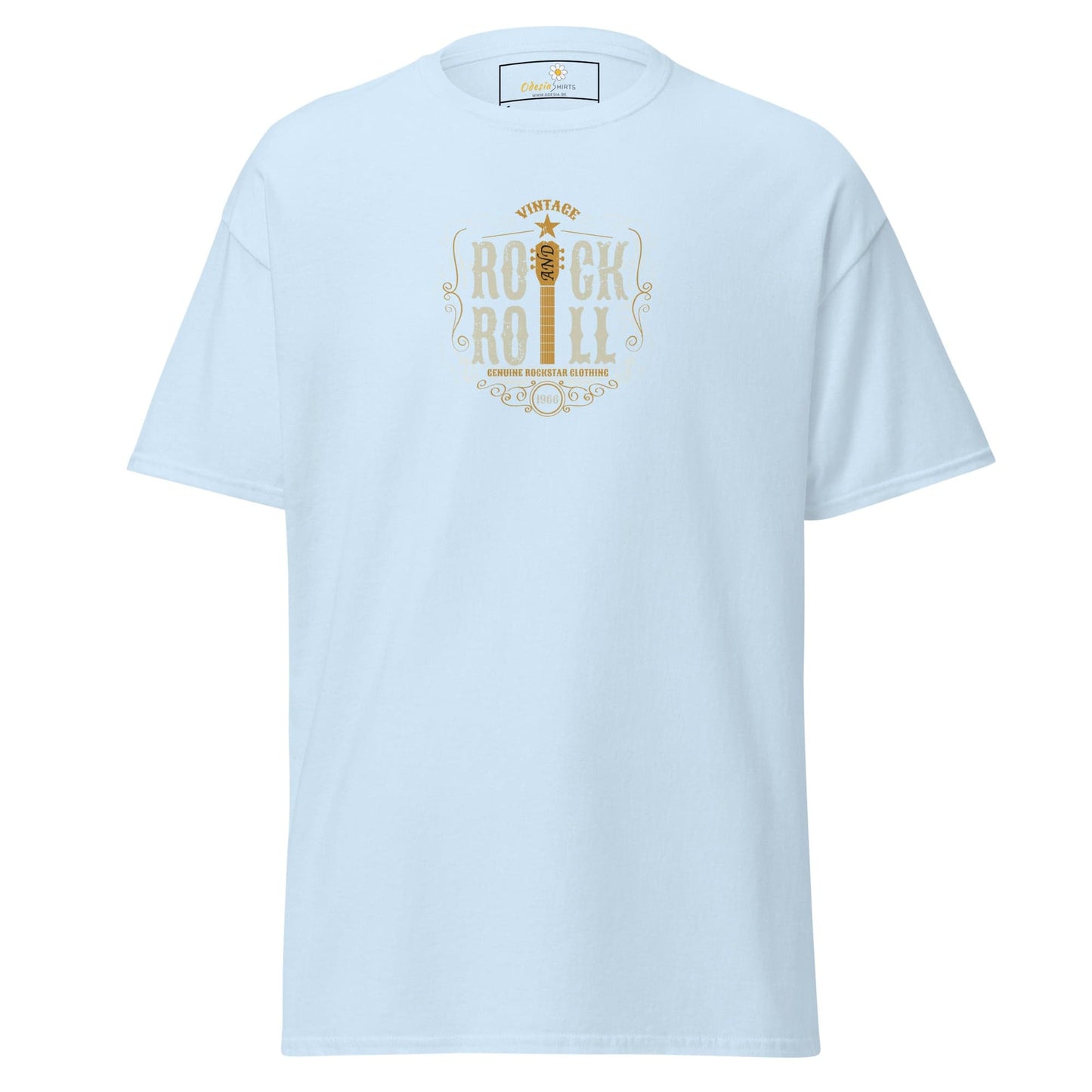 Unisex classic tee - MUSIC ROCK N ROLL - REGULAR - Light Blue / S