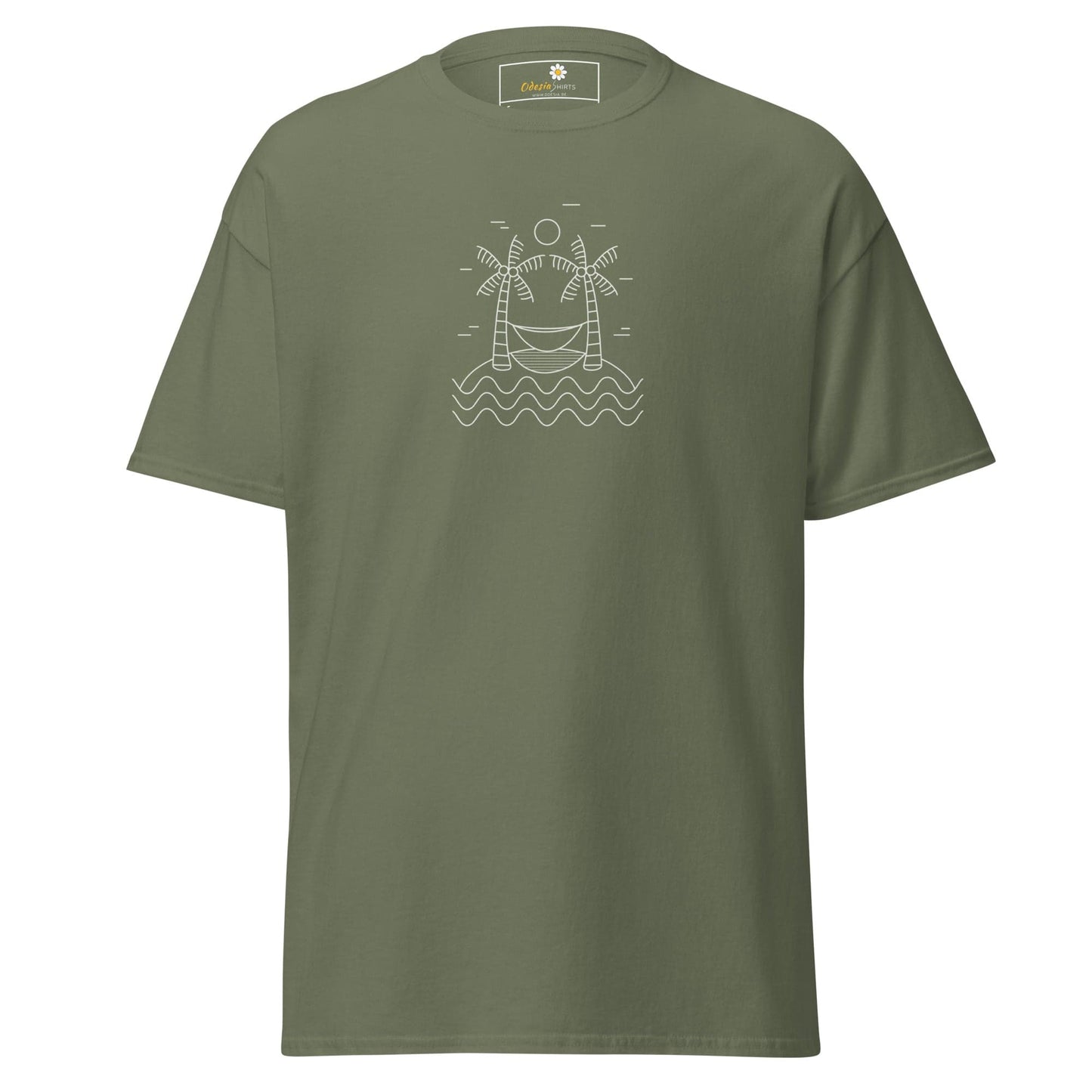 Unisex classic tee - SUMMER SUNNY ISLAND - REGULAR - Military Green / S