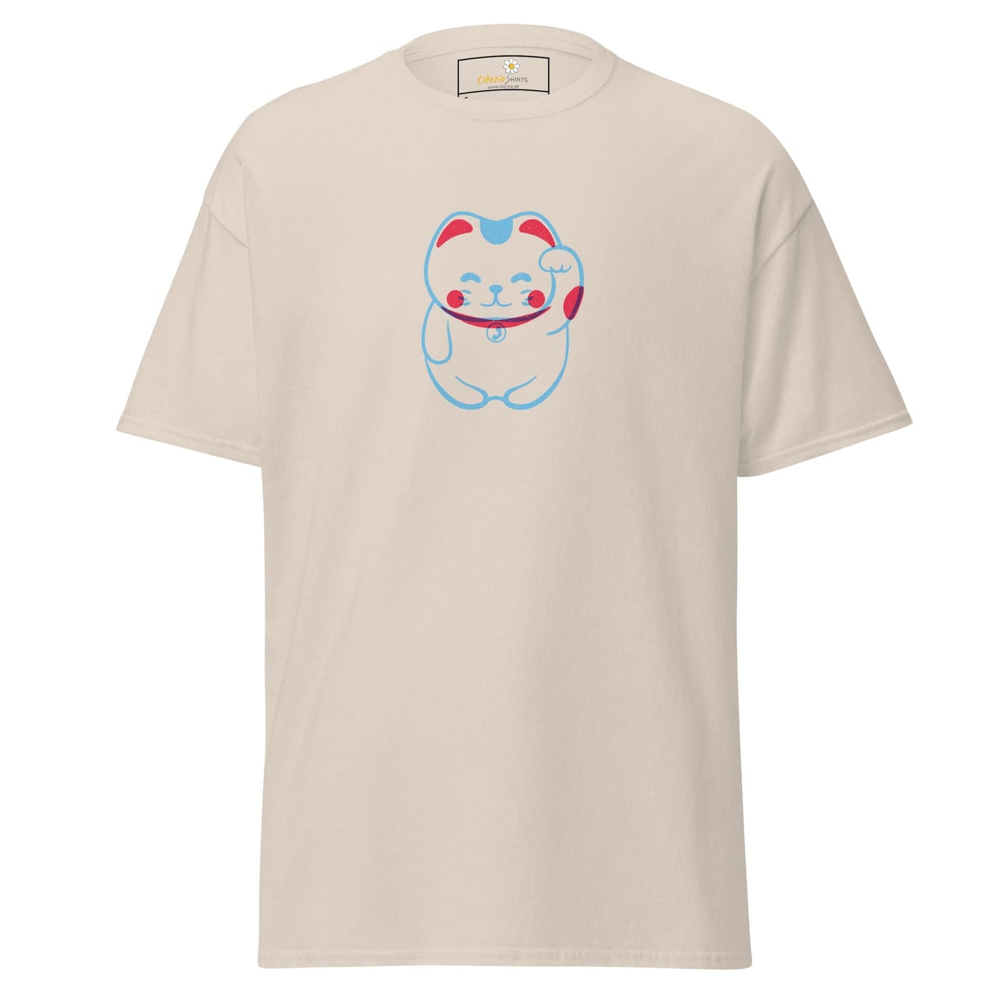 Unisex classic tee - ANIMALS SPIRITUAL LUCKY CAT 1 - REGULAR - Natural / S