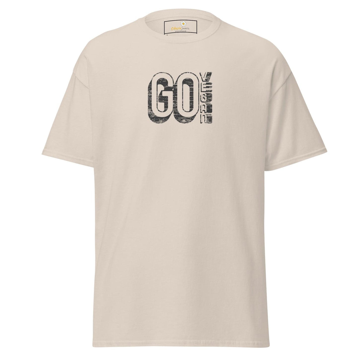Unisex classic tee - GREEN GO VEGAN - REGULAR - Natural / S