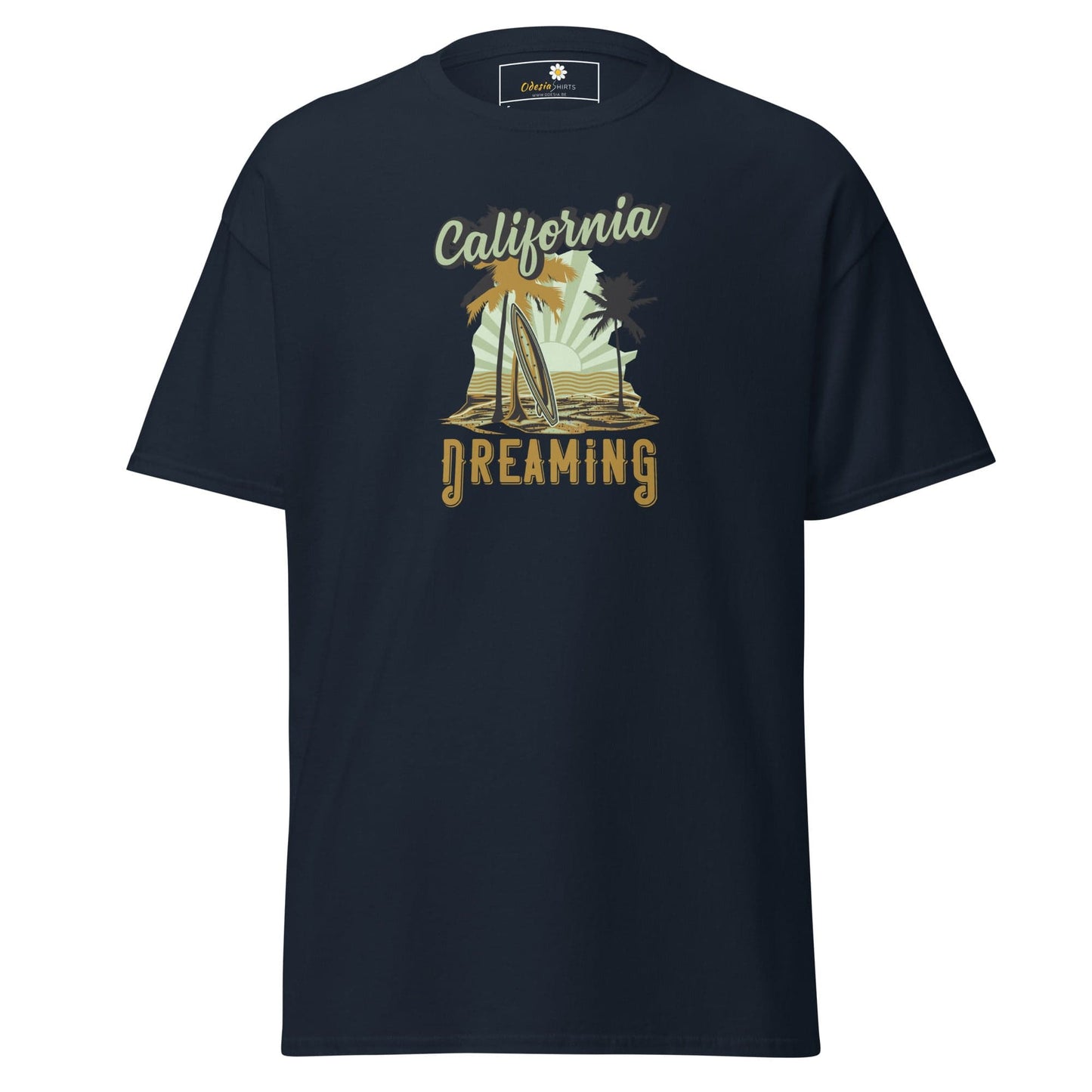 Unisex classic t-shirt - SUMMER CALIFORNIA DREAM - REGULAR - Navy / S