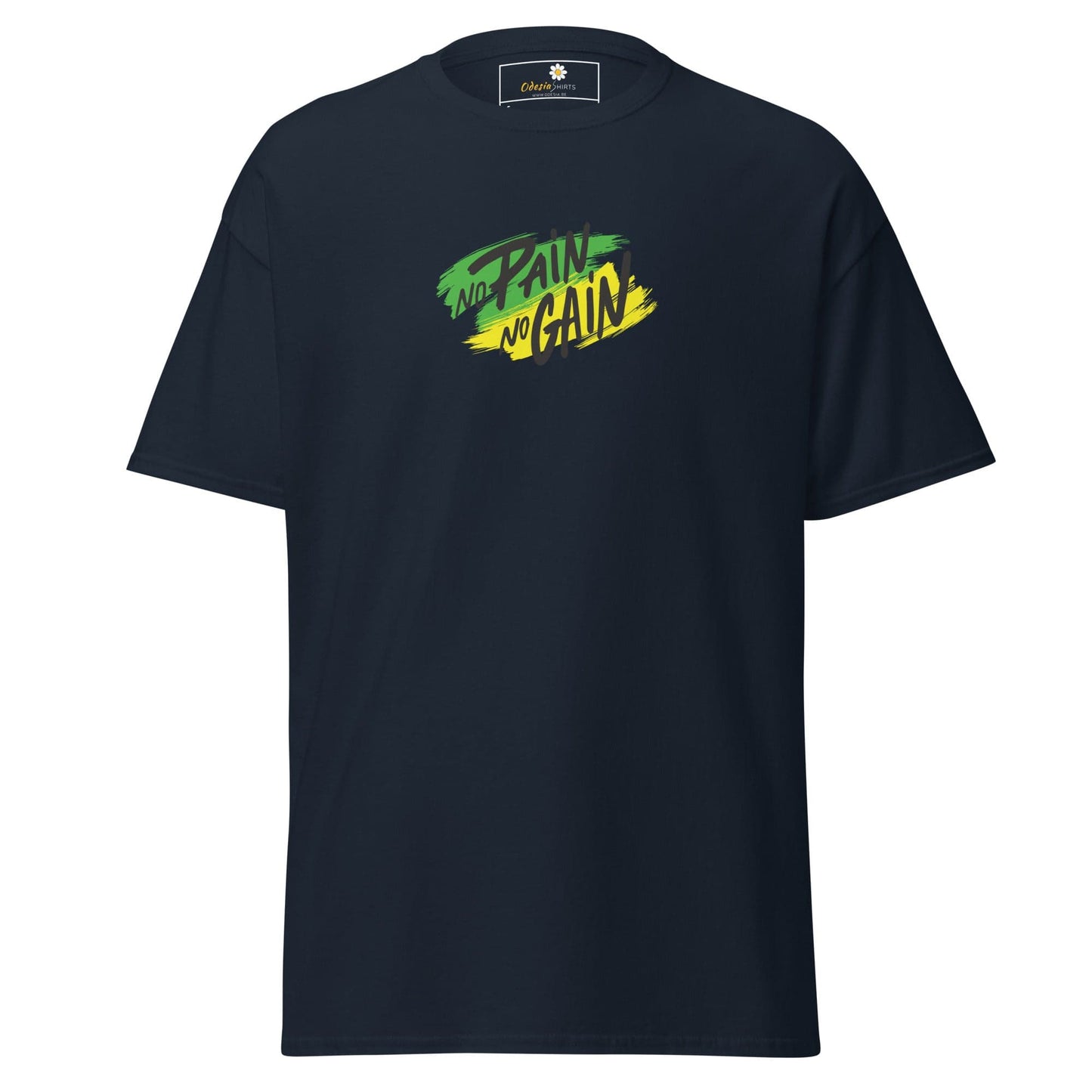Unisex classic tee - SPORT NO PAIN NO GAIN - REGULAR - Navy / S