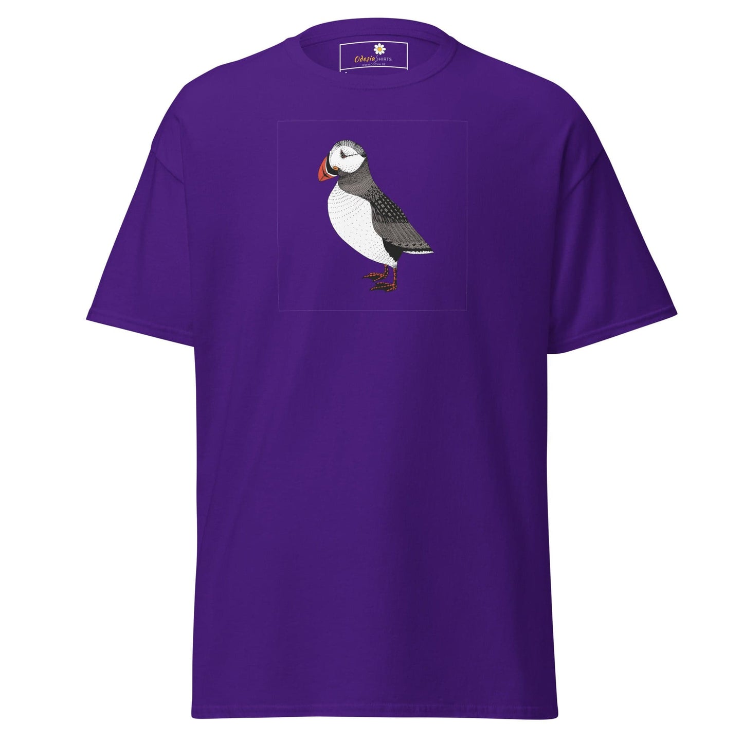 Unisex classic tee - WILD LIFE WALKING BIRD - REGULAR - Purple / S