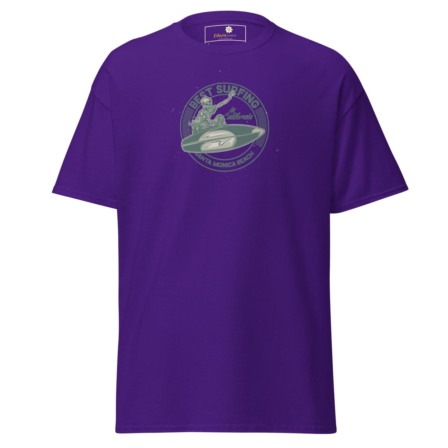 Unisex classic t-shirt - SPORT BEST SURFING - REGULAR - Purple / S