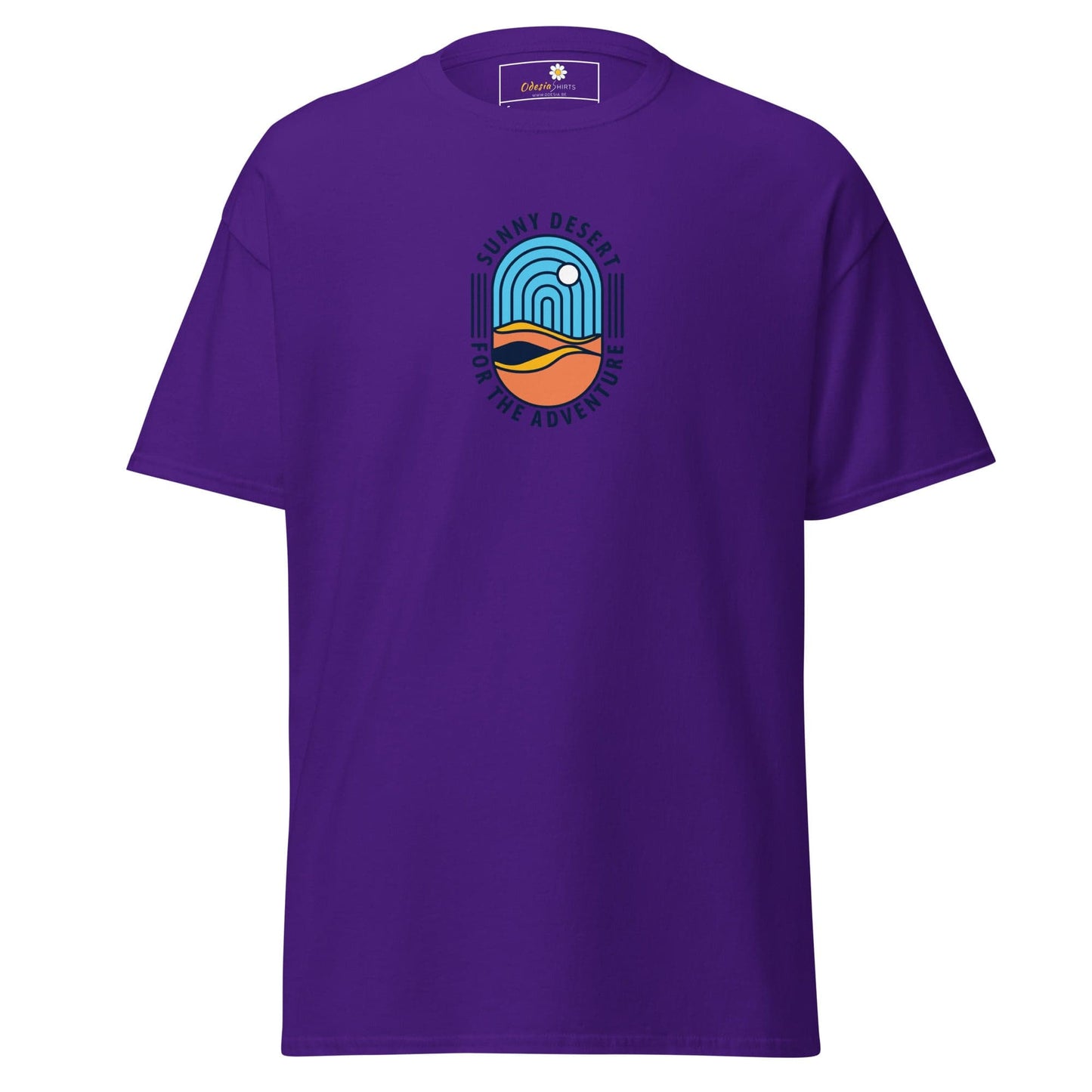 Unisex classic tee - SUMMER SUNNY DESERT - REGULAR - Purple / S