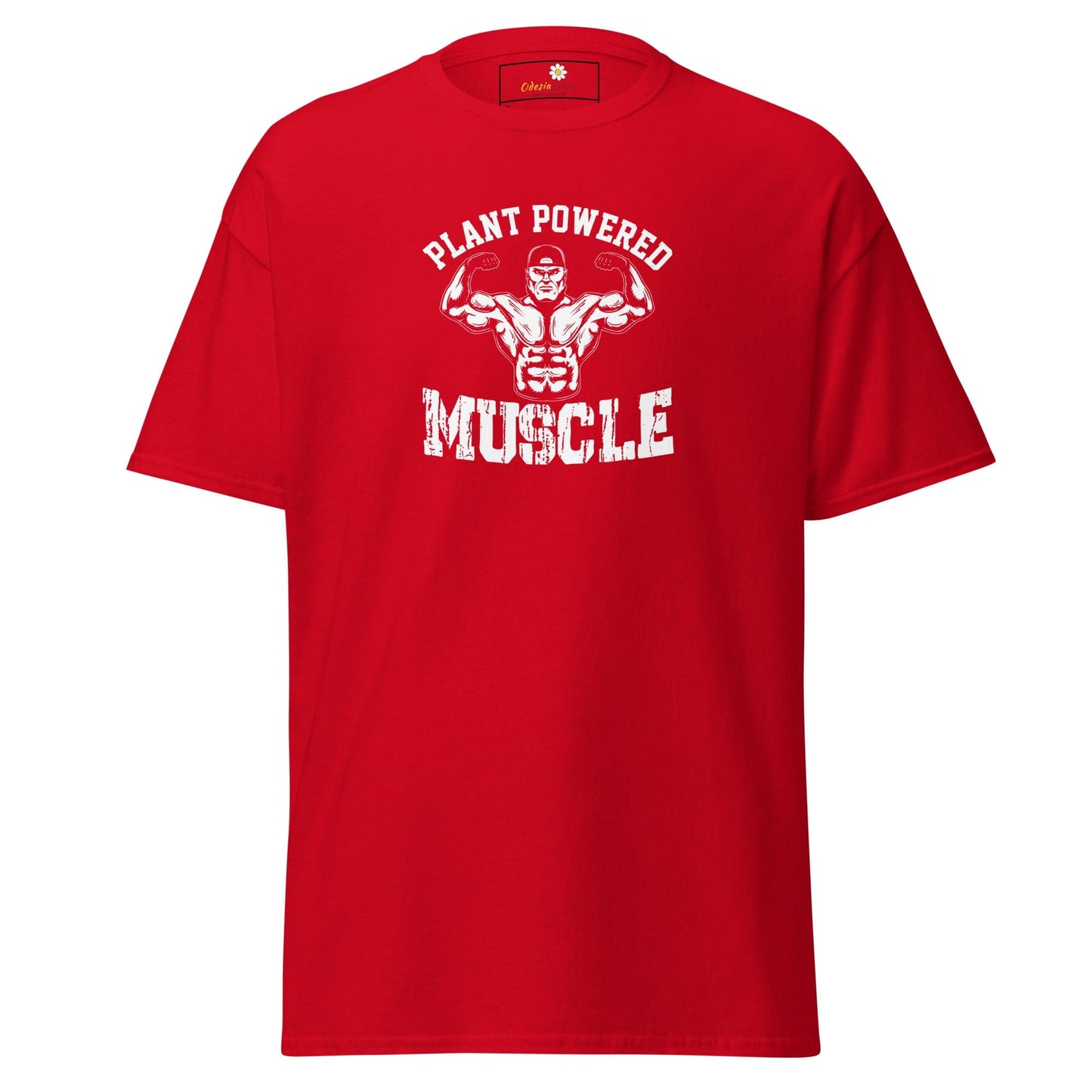 Unisex classic t-shirt - SPORT PLANT MUSCLES - REGULAR - Red / S