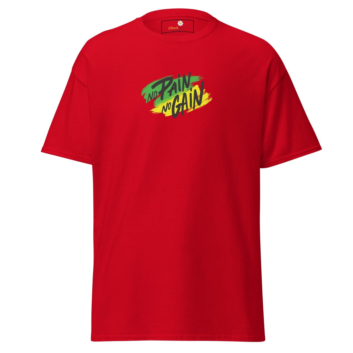 Unisex classic tee - SPORT NO PAIN NO GAIN - REGULAR - Red / S