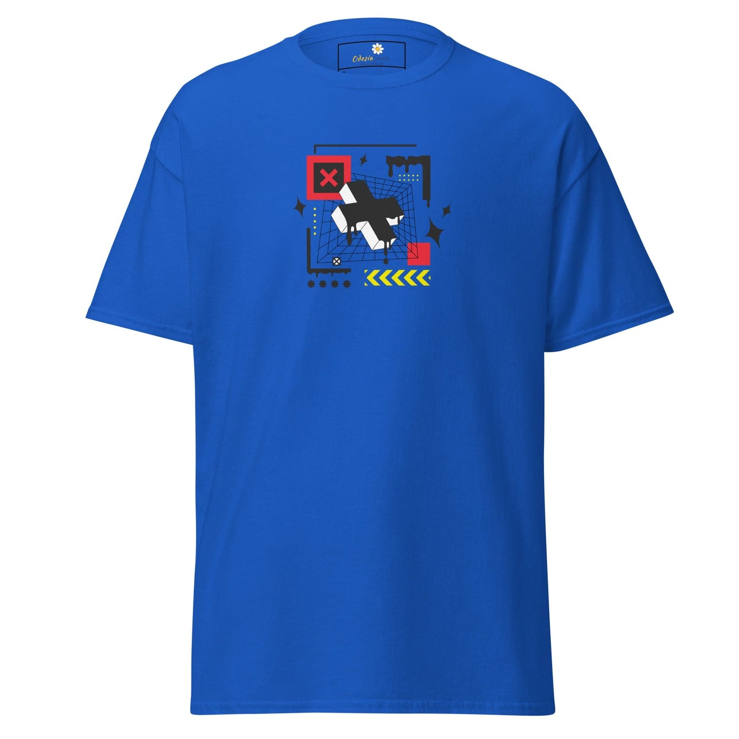 Unisex classic t-shirt - ABSTRACT FIGURES - REGULAR - Royal / S