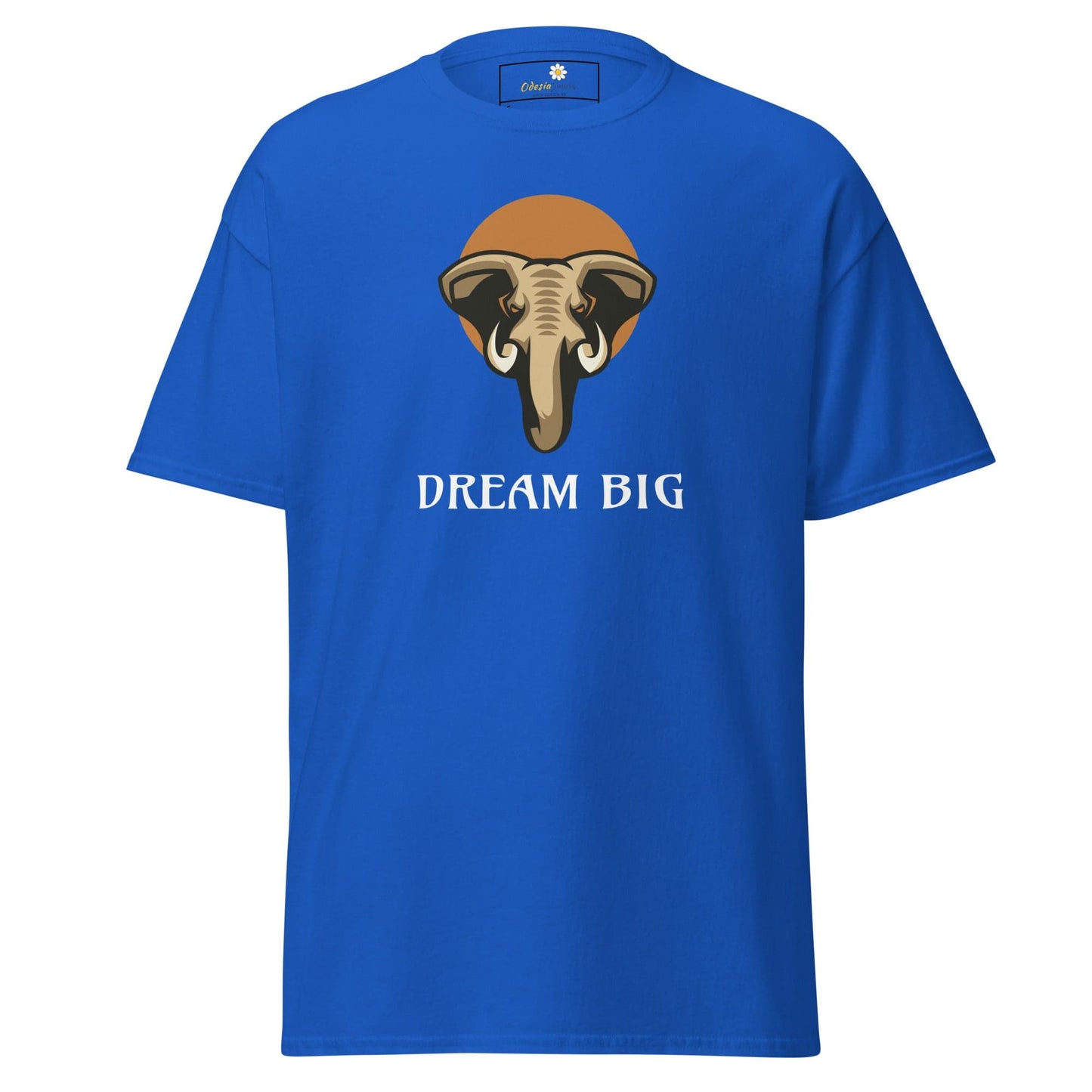 Unisex classic t-shirt - WILD LIFE ELEPHANT DREAM BIG - REGULAR - Royal / S