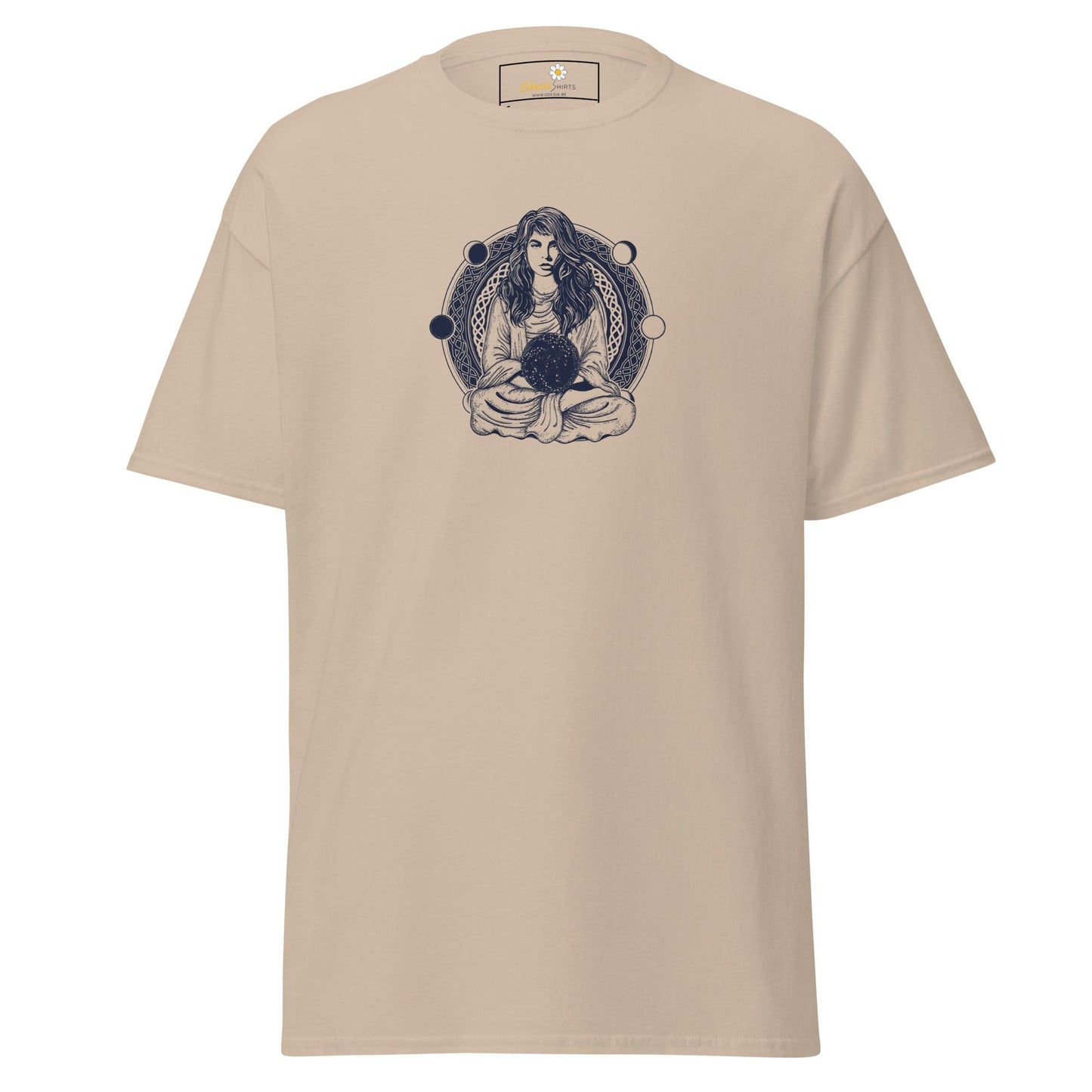 Unisex classic t-shirt - MYSTIC WOMAN MOON - REGULAR - Sand / S