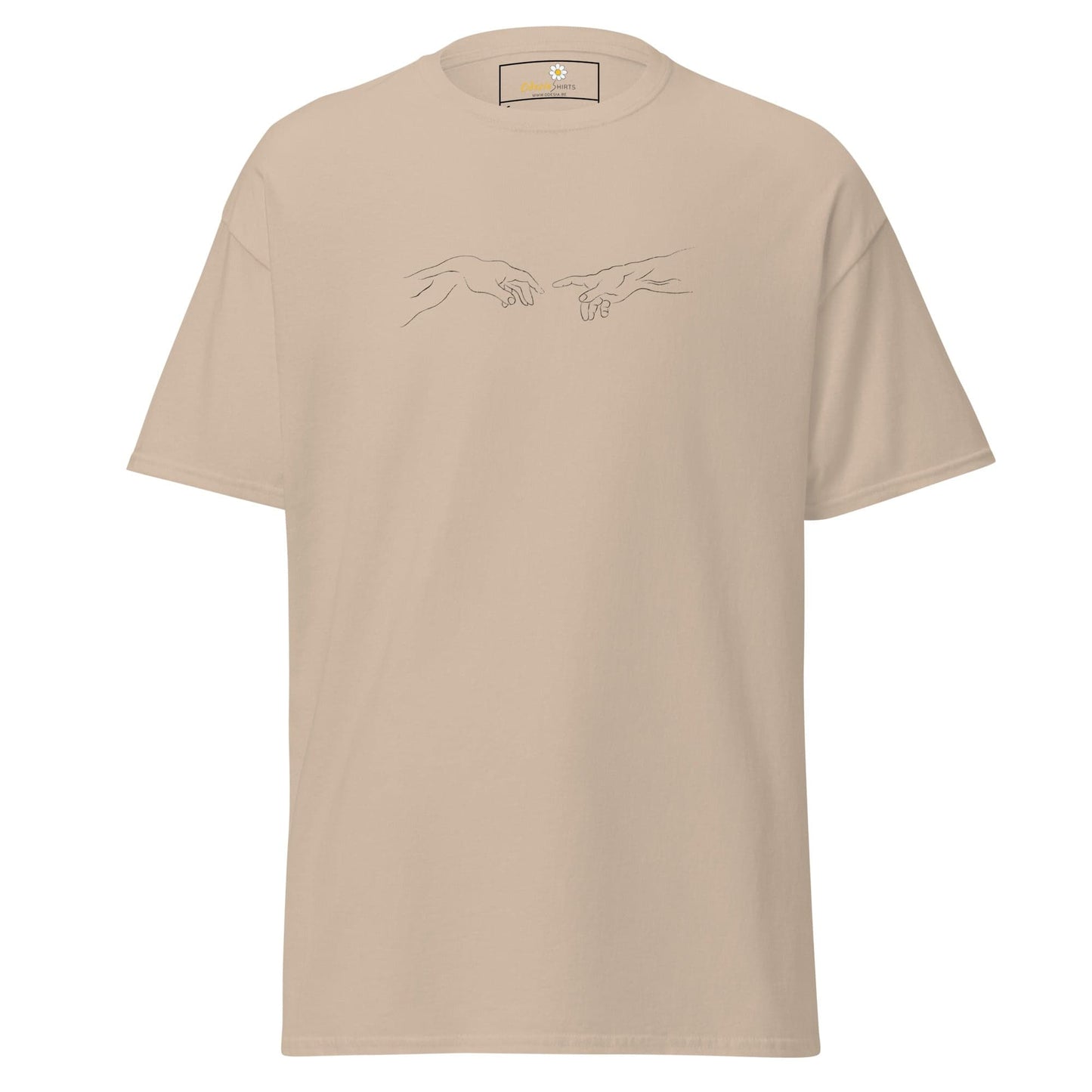 Unisex classic tee - SPIRITUAL TOUCH OF GOD - REGULAR - Sand / S