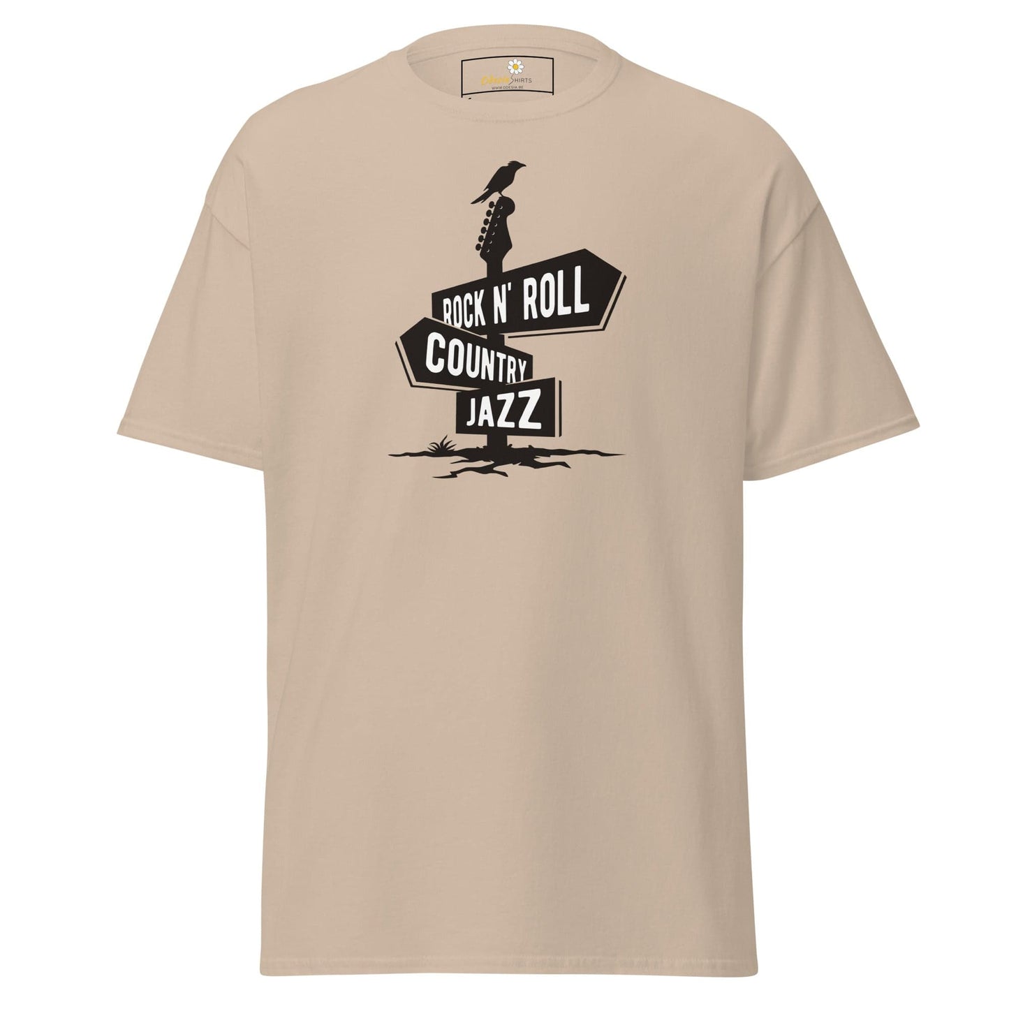 Unisex classic t-shirt - MUSIC DIRECTIONS - REGULAR - Sand / S