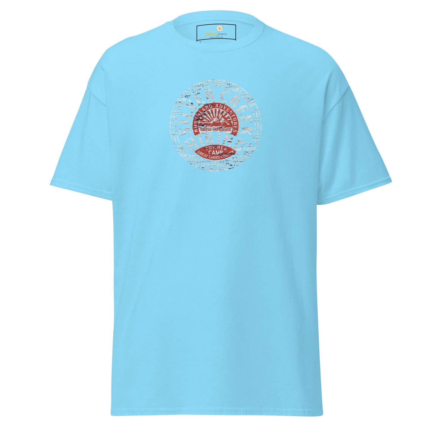 Unisex classic tee - ADVENTURE SILVER CREEK HIKING - REGULAR - Sky / S