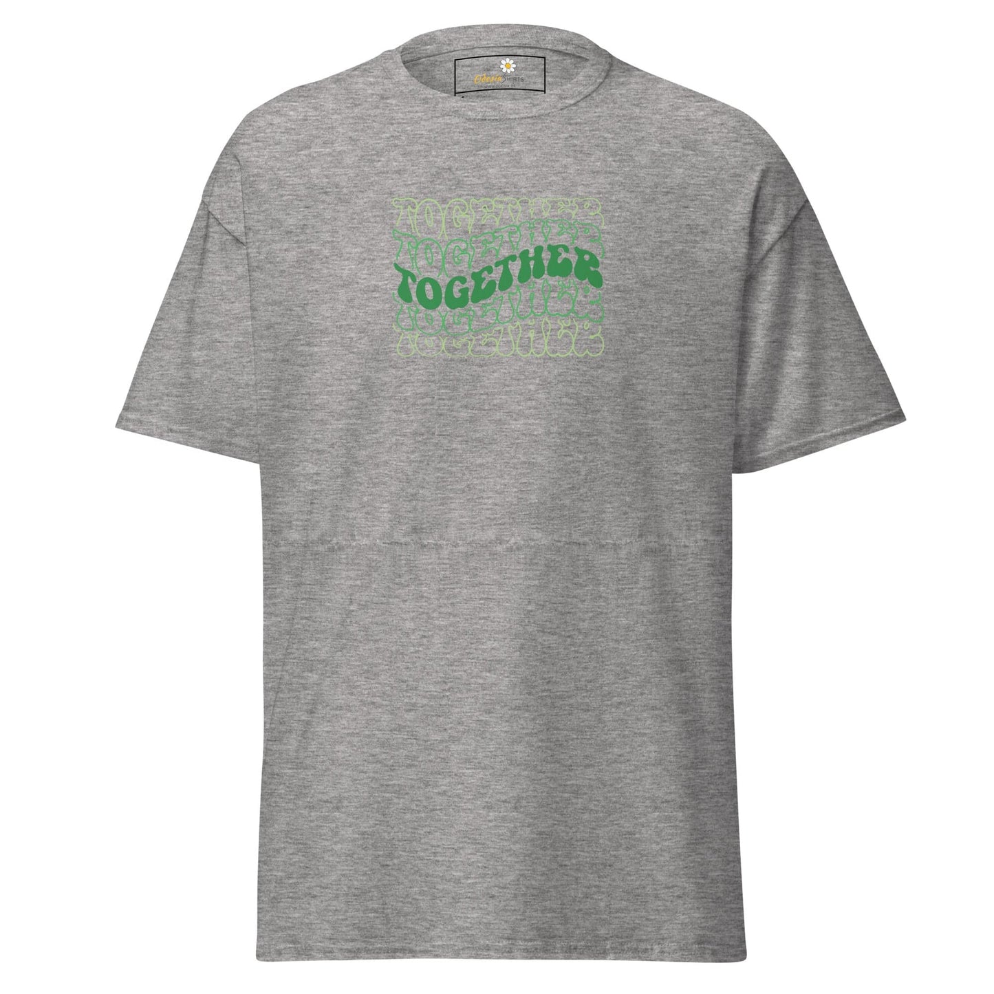 Unisex classic tee - TEXT POSITIVE TOGETHER - REGULAR - Sport Grey / S