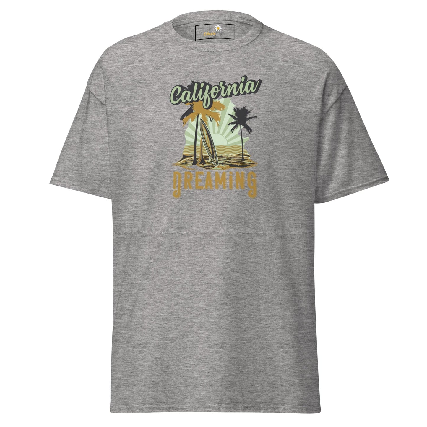 Unisex classic t-shirt - SUMMER CALIFORNIA DREAM - REGULAR - Sport Grey / S