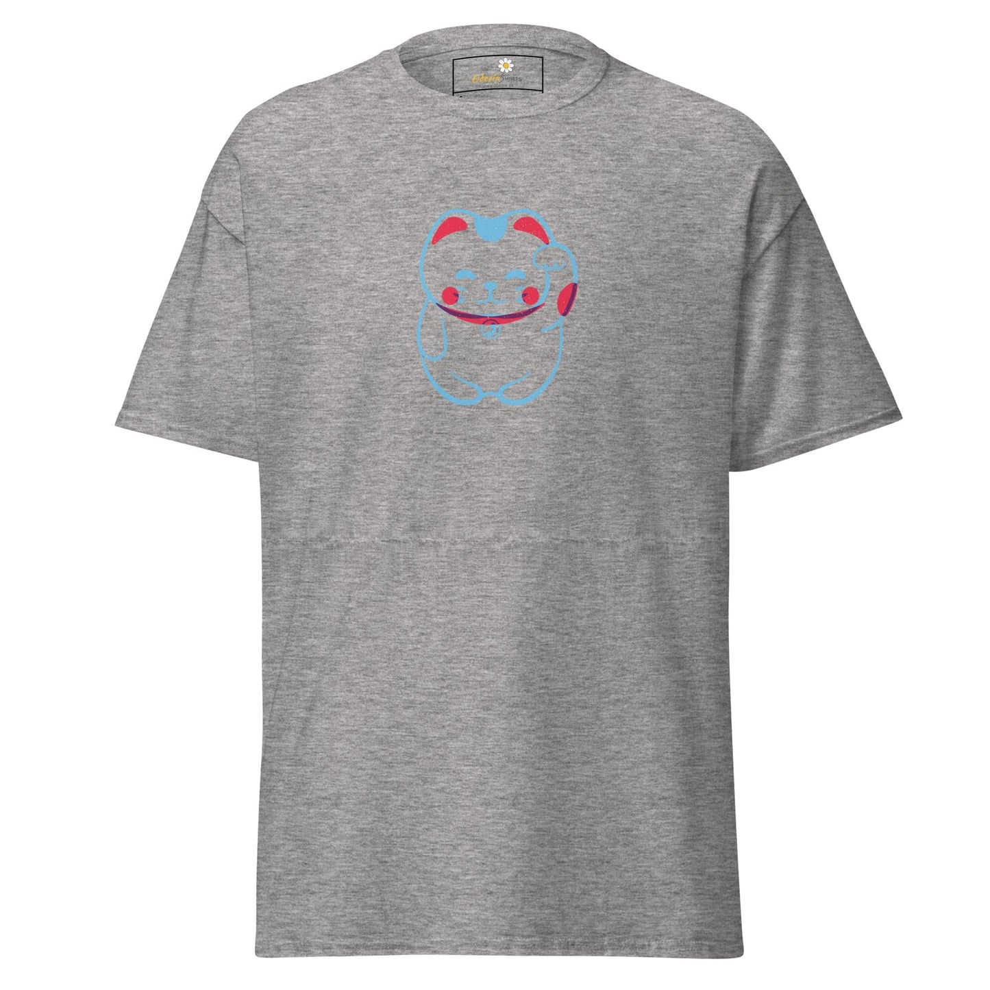 Unisex classic tee - ANIMALS SPIRITUAL LUCKY CAT 1 - REGULAR - Sport Grey / S