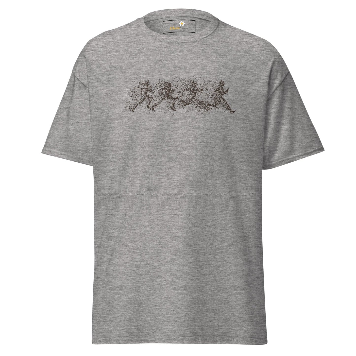 Unisex classic t-shirt - FANTASY DOTS MEN RUNNING - REGULAR - Sport Grey / S
