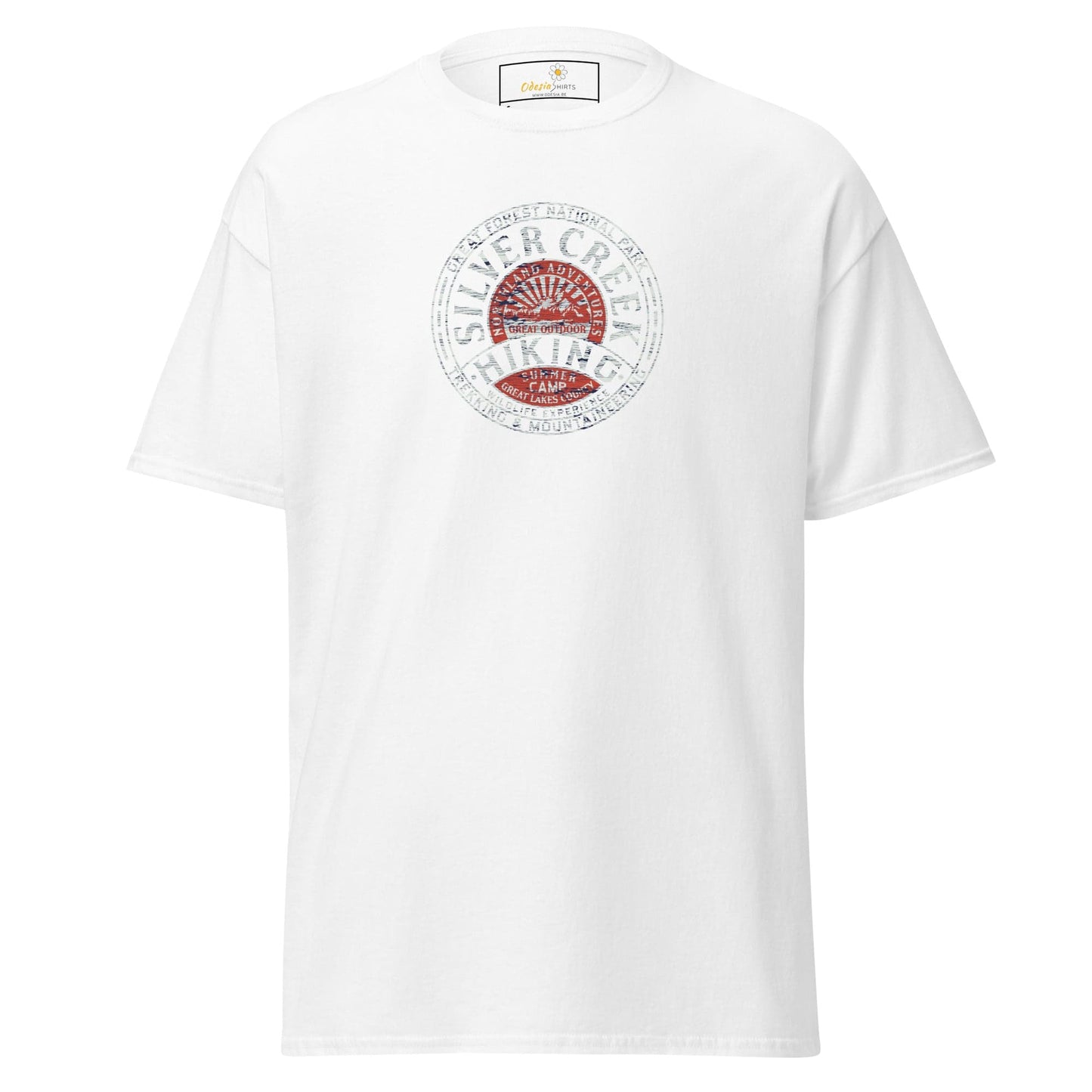 Unisex classic tee - ADVENTURE SILVER CREEK HIKING - REGULAR - White / S