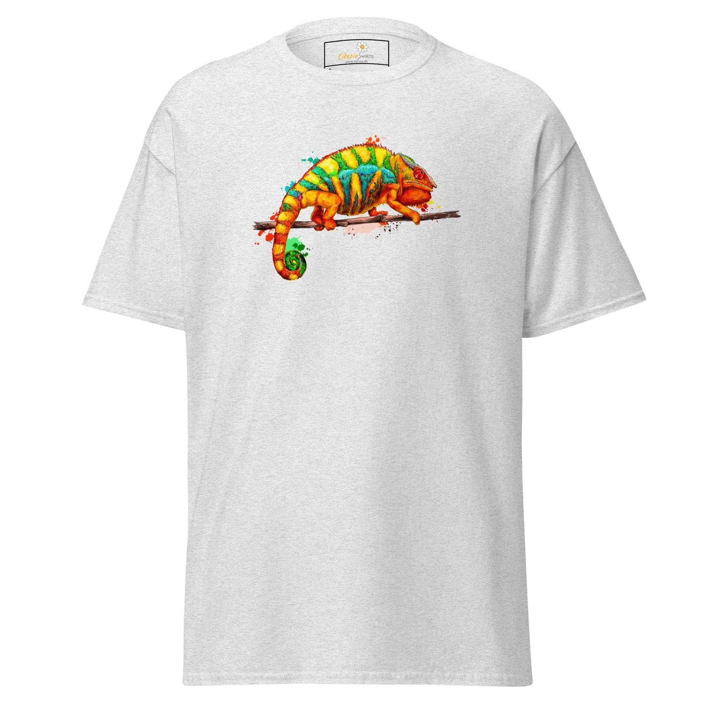 Unisex classic t-shirt - WILD LIFE CHAMELEON COLORS - REGULAR - Ash / S