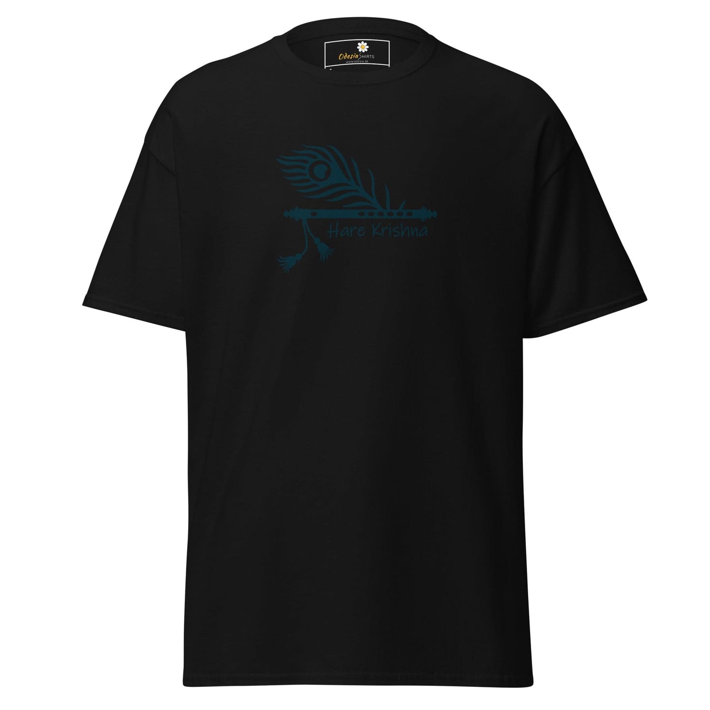 Unisex classic t-shirt - SPIRITUAL HARE KRISHNA - REGULAR - Black / S