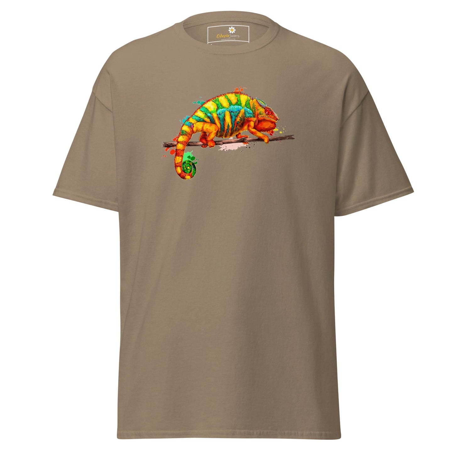 Unisex classic t-shirt - WILD LIFE CHAMELEON COLORS - REGULAR - Brown Savana / S