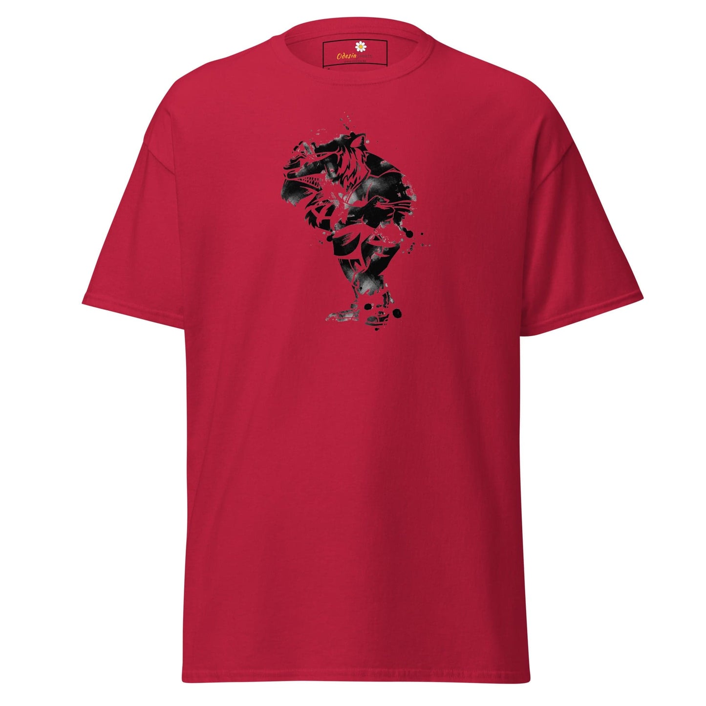 Unisex classic t-shirt - FANTASY STRANGE DUDE - REGULAR - Cardinal / S
