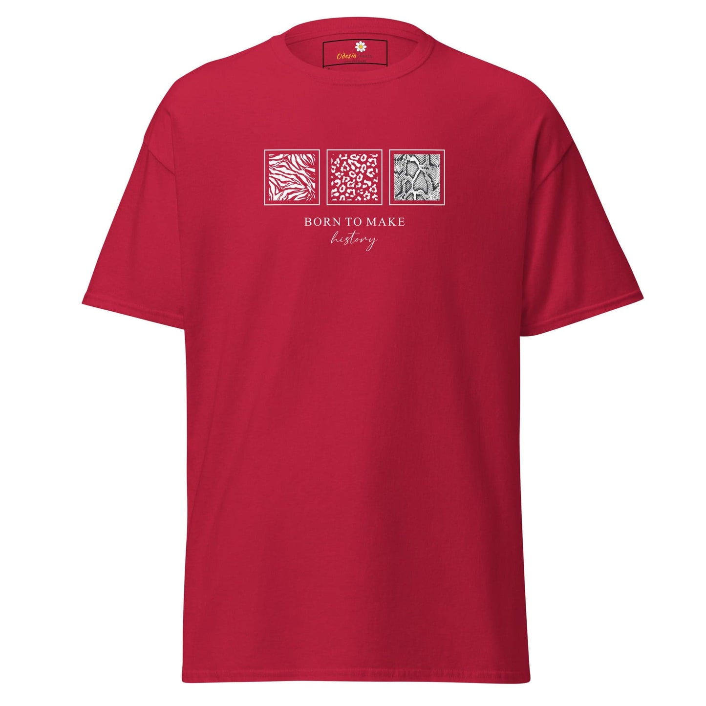 Unisex classic t-shirt - MISC BORN TO MAKE HISTORY - Cardinal / S