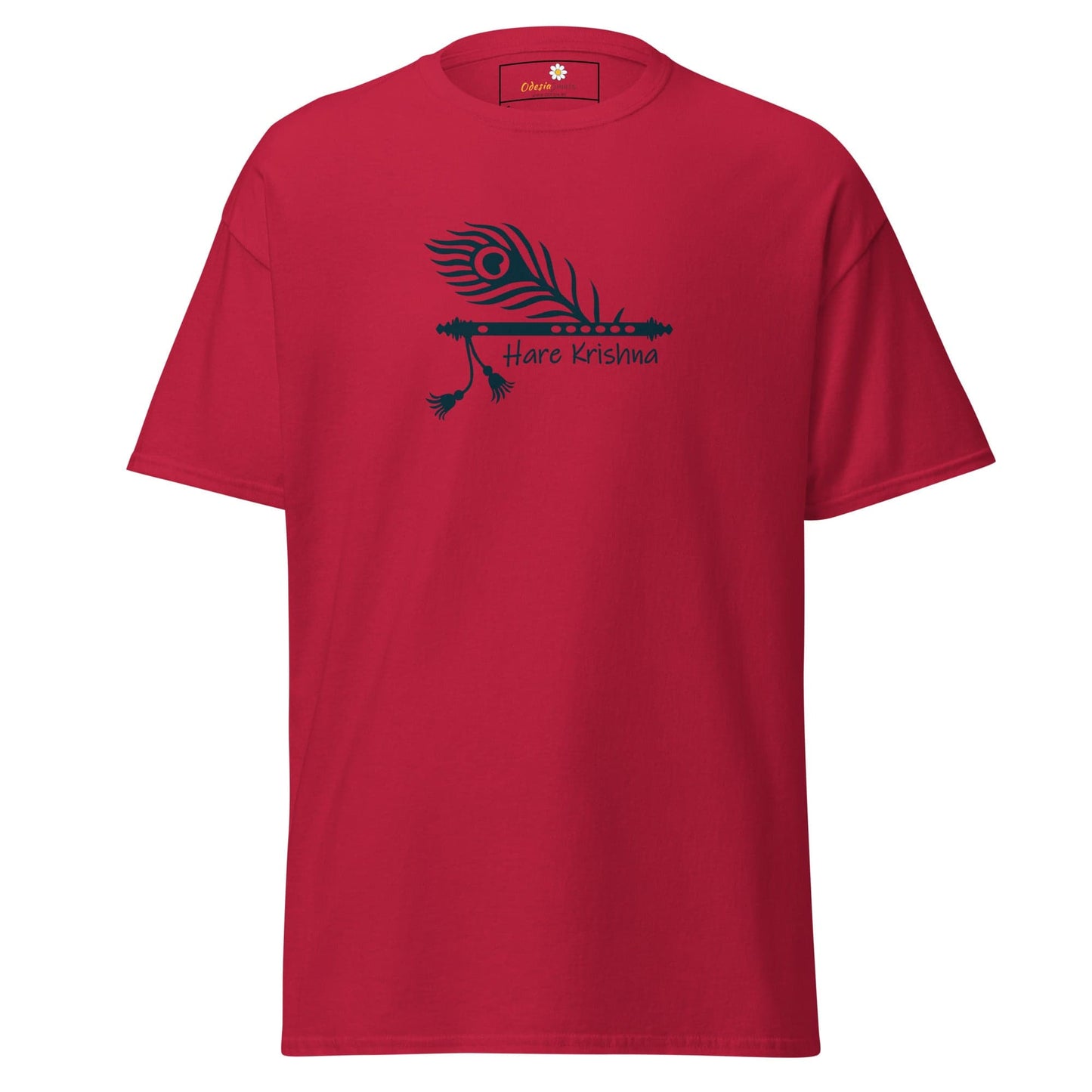 Unisex classic t-shirt - SPIRITUAL HARE KRISHNA - REGULAR - Cardinal / S