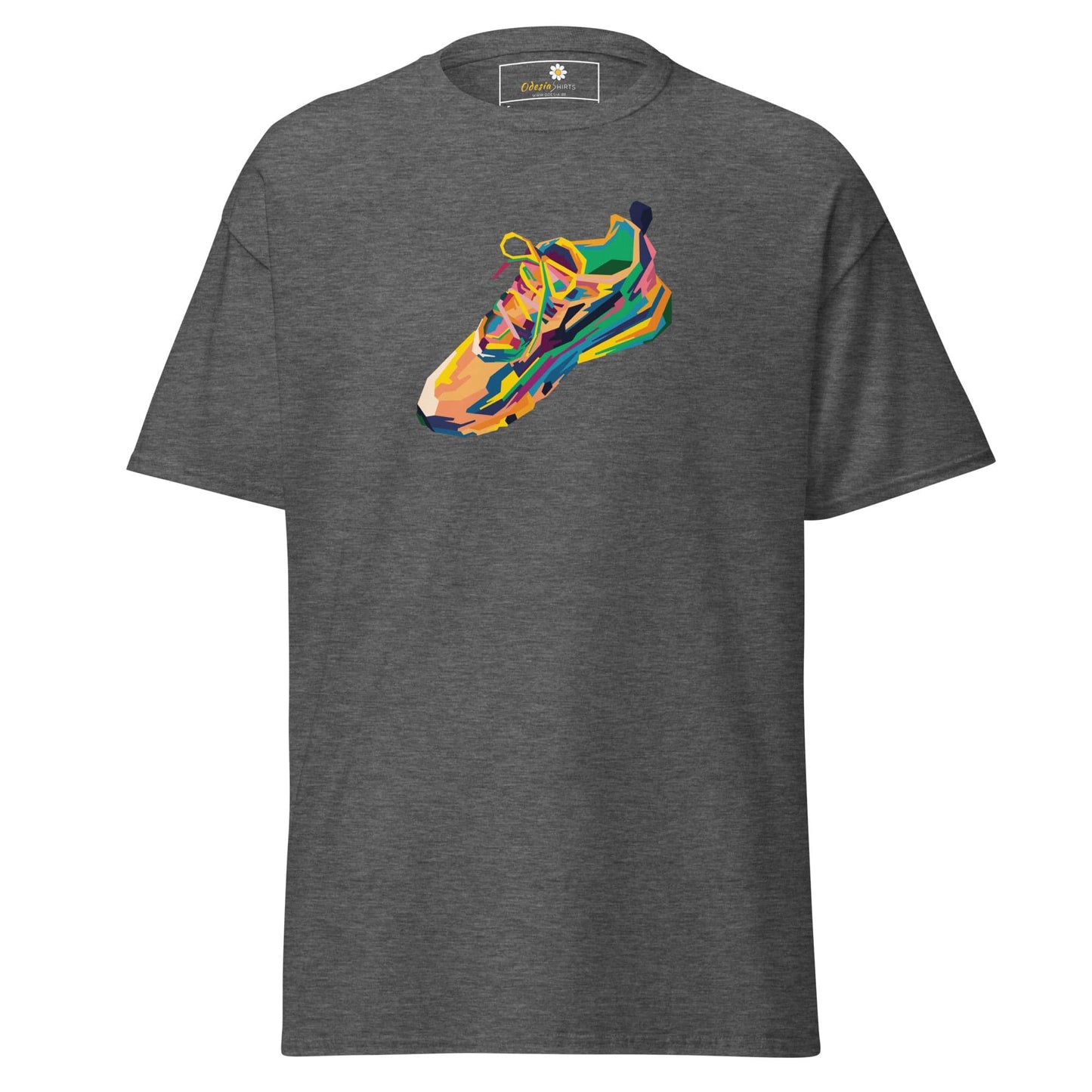 Unisex classic t-shirt - MISC SNEAKER SHOE - REGULAR - Dark Heather / S