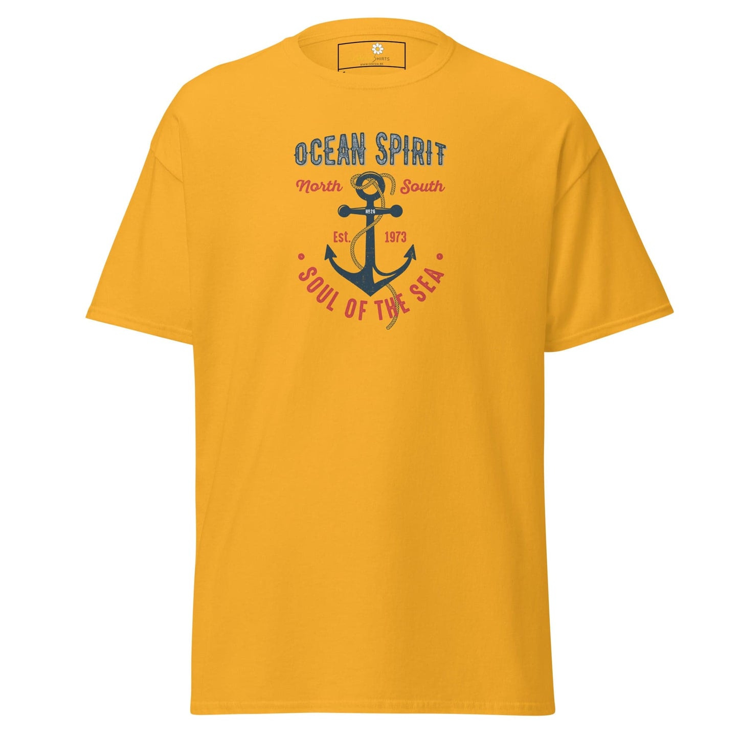 Unisex classic t-shirt - SEALIFE OCEAN SPIRIT SOUL OF SEA - REGULAR - Gold / S